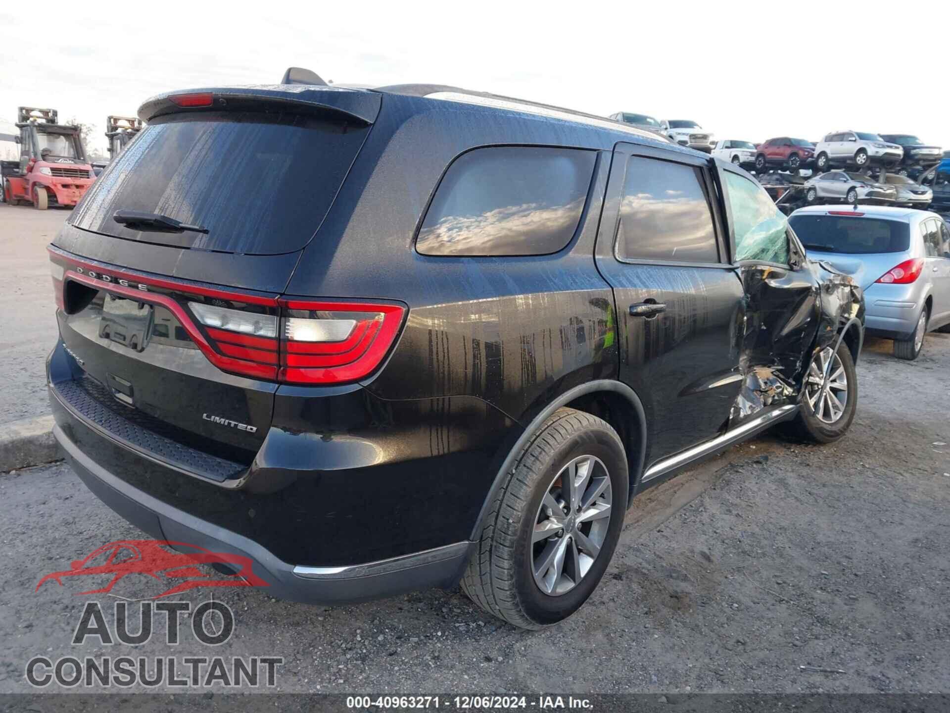 DODGE DURANGO 2015 - 1C4RDHDGXFC921327