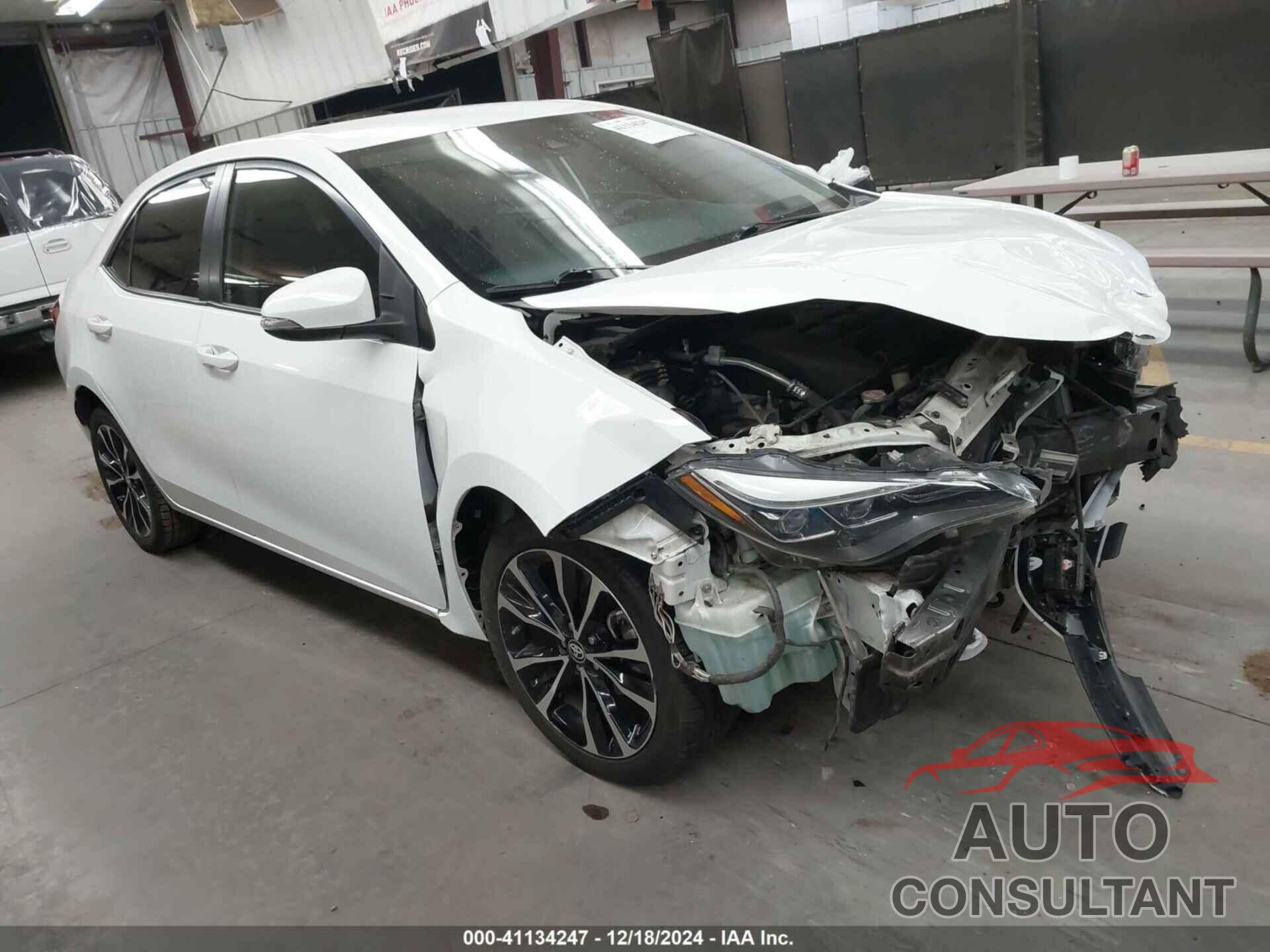 TOYOTA COROLLA 2018 - 2T1BURHE5JC996923