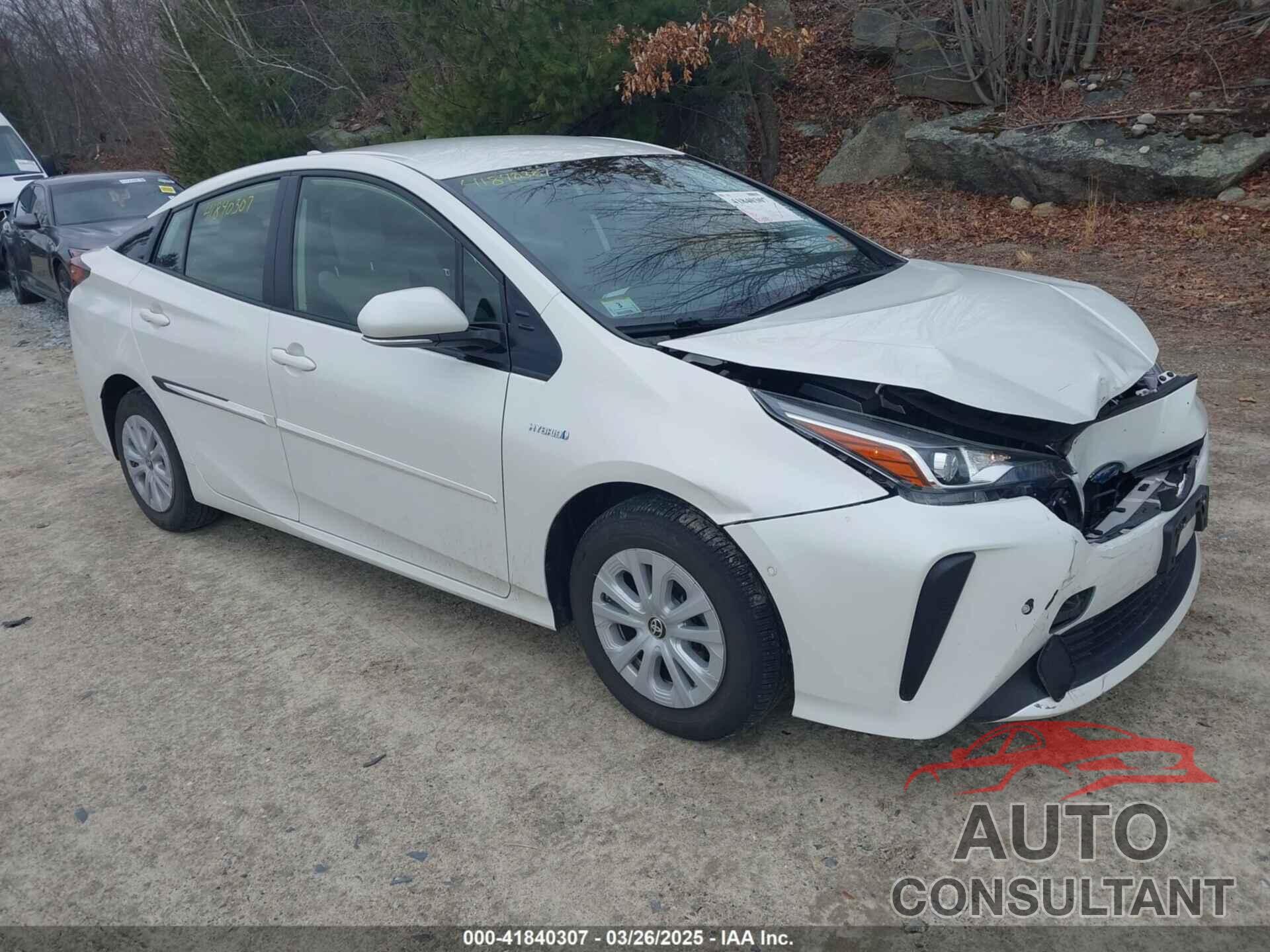 TOYOTA PRIUS 2019 - JTDKARFUXK3098878