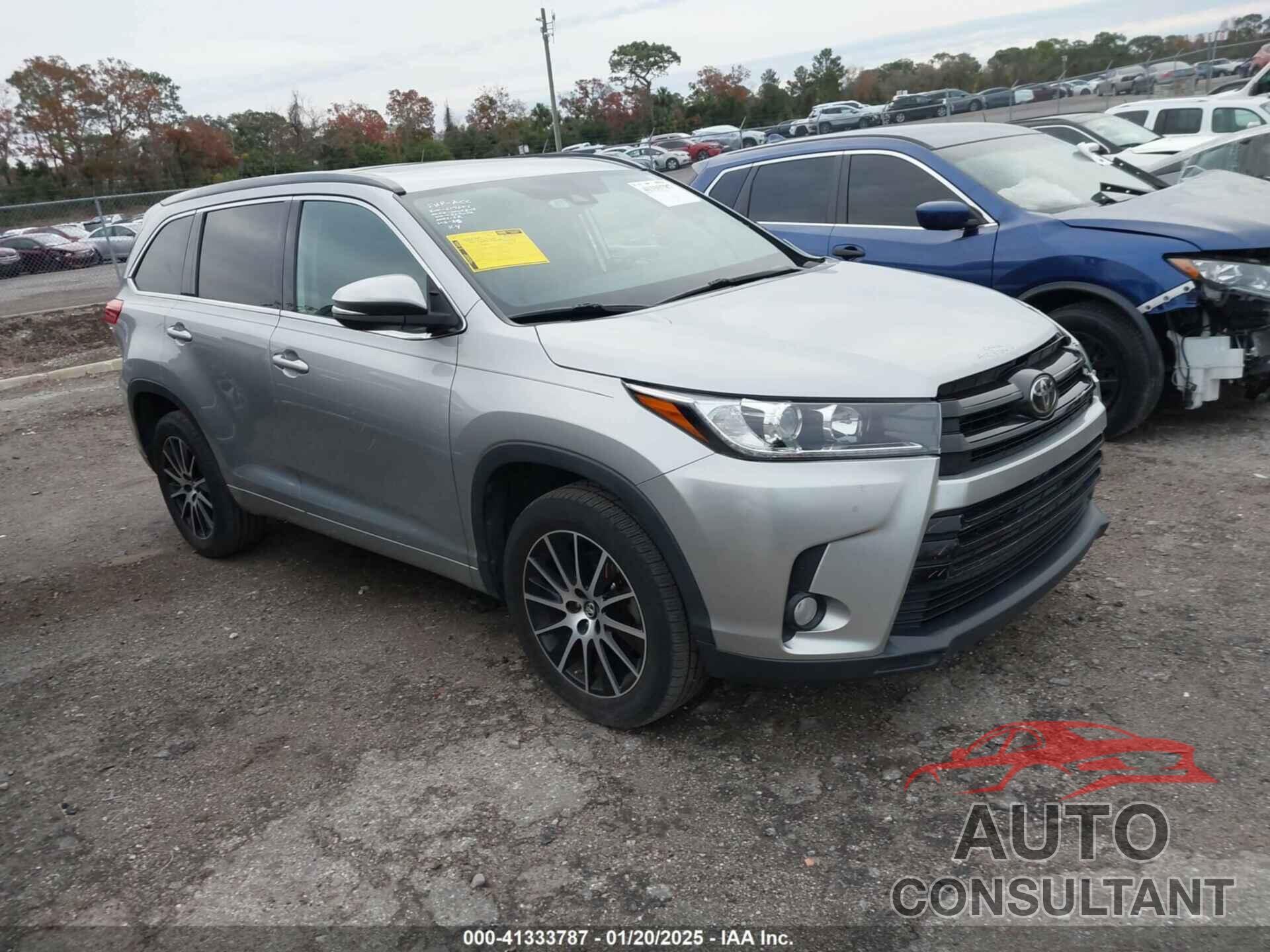 TOYOTA HIGHLANDER 2018 - 5TDKZRFH8JS537052
