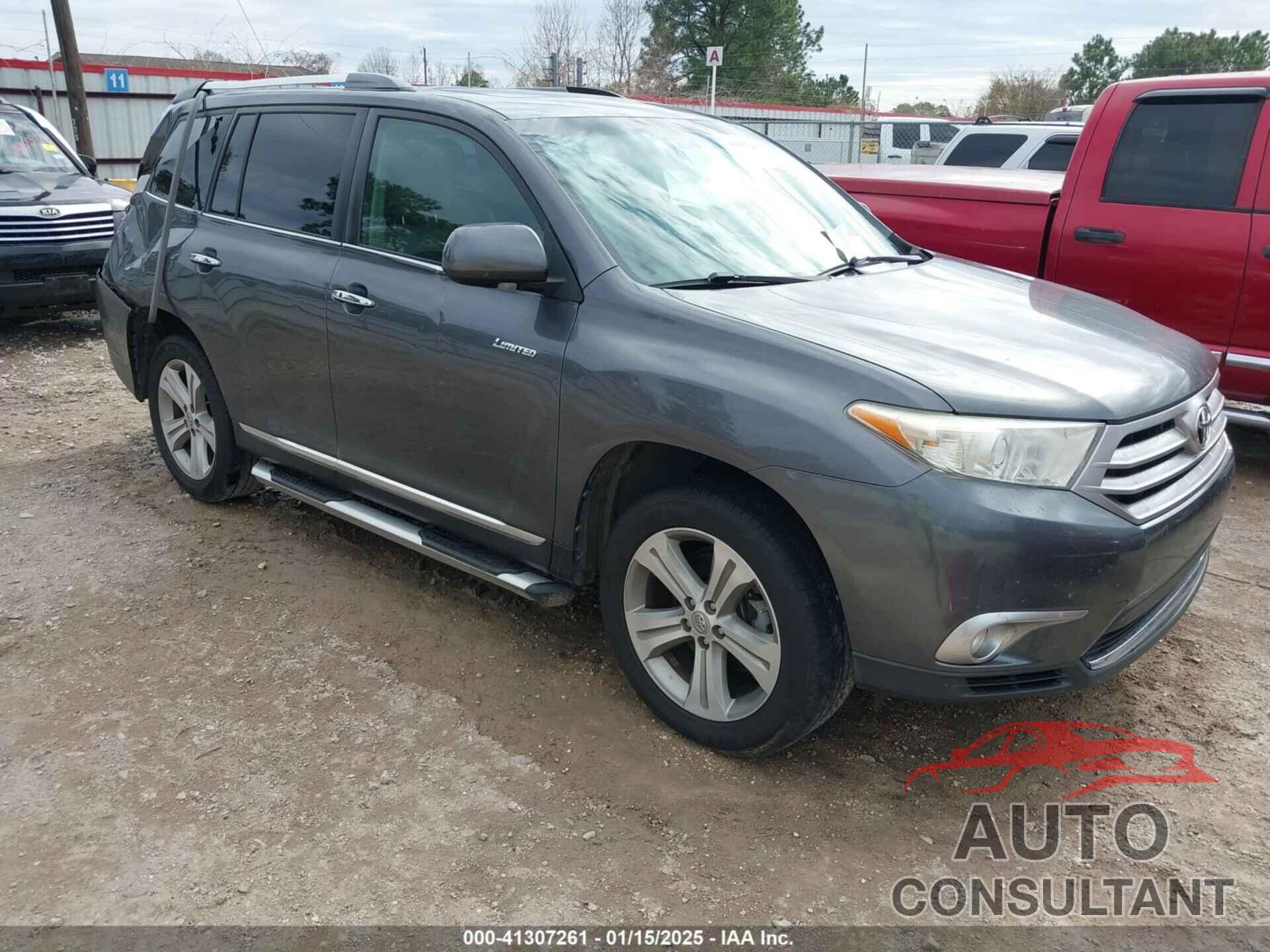 TOYOTA HIGHLANDER 2012 - 5TDYK3EH7CS052787