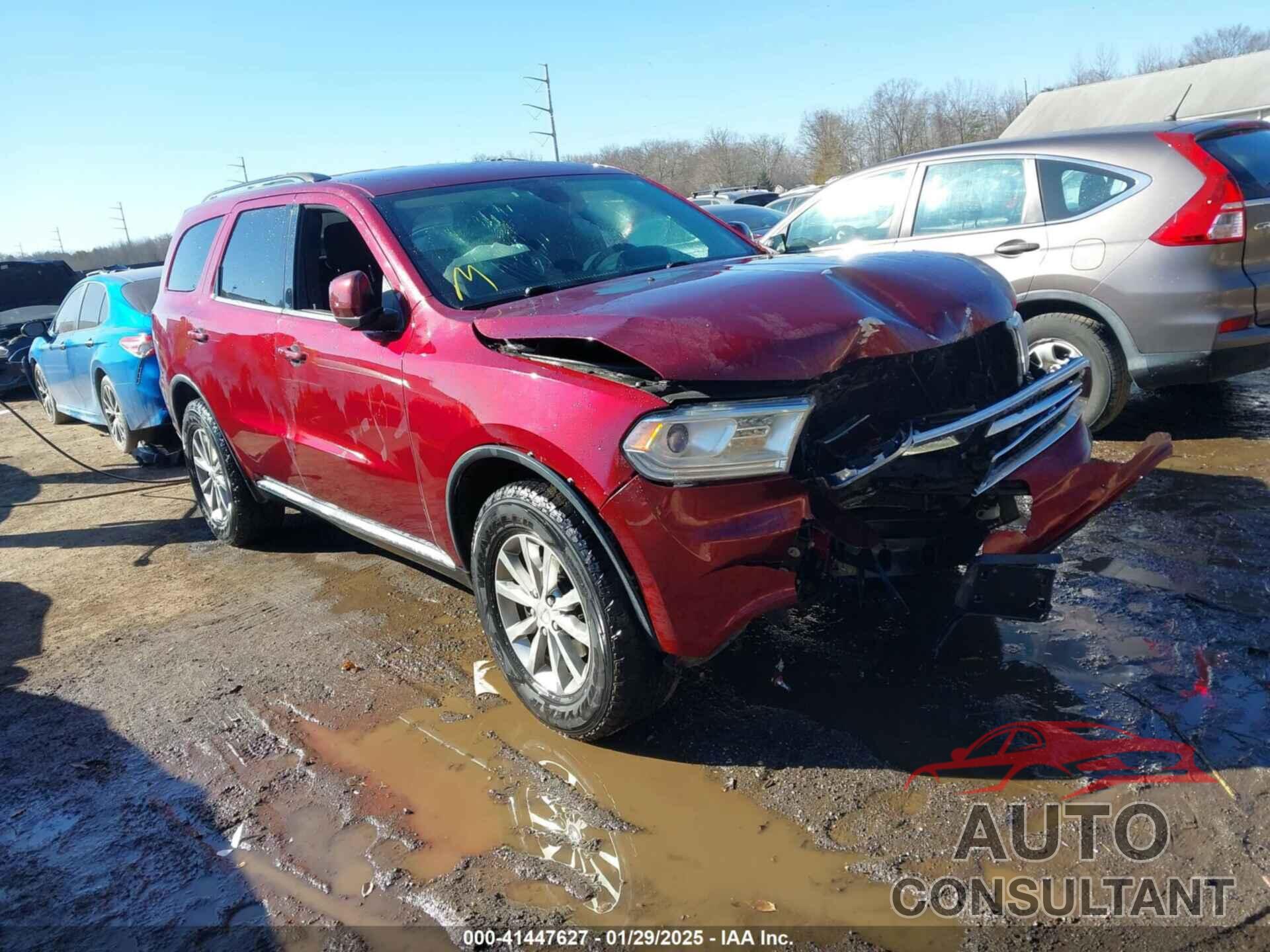 DODGE DURANGO 2017 - 1C4RDJAG7HC681197