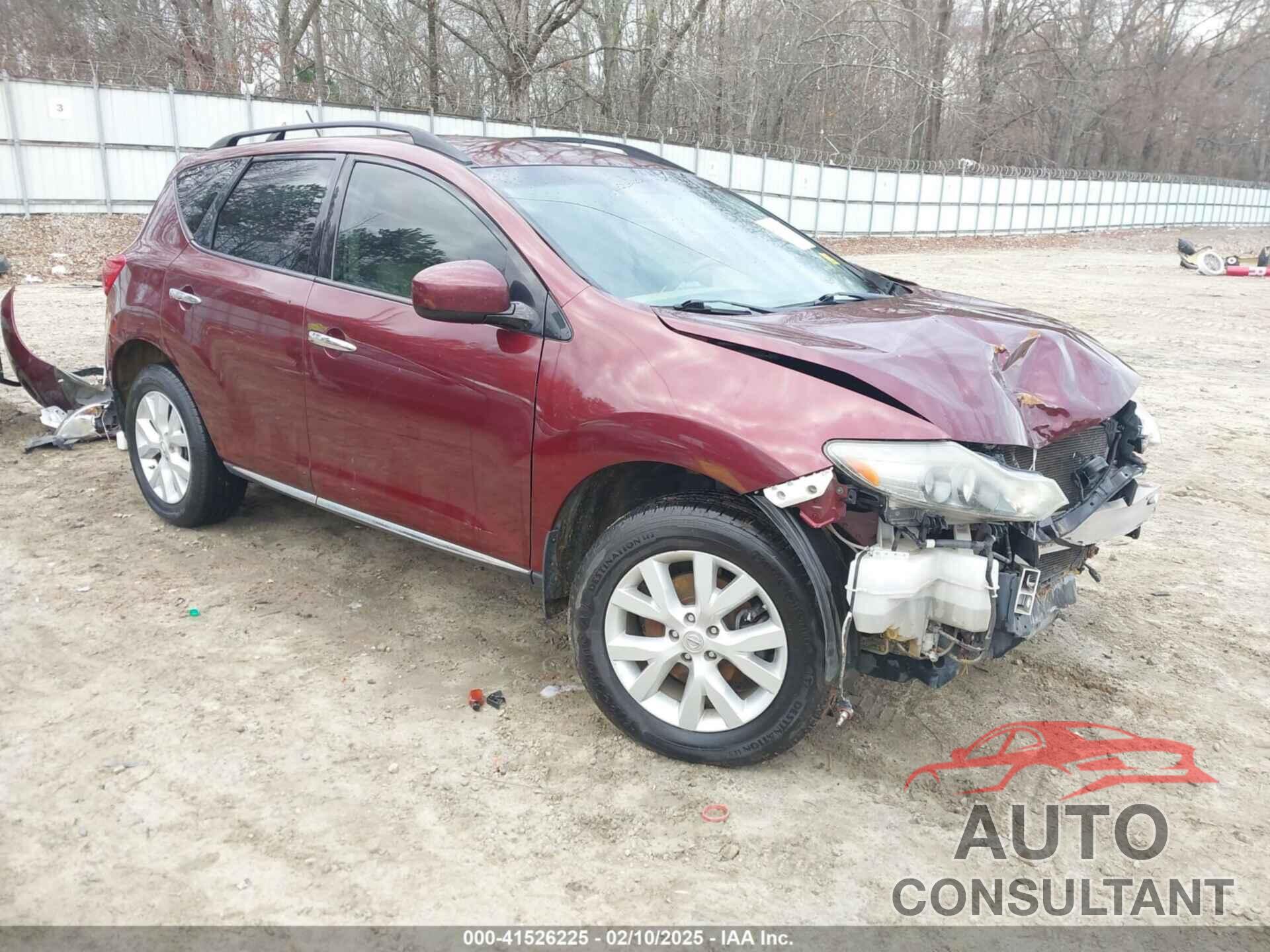 NISSAN MURANO 2009 - JN8AZ18U59W027281