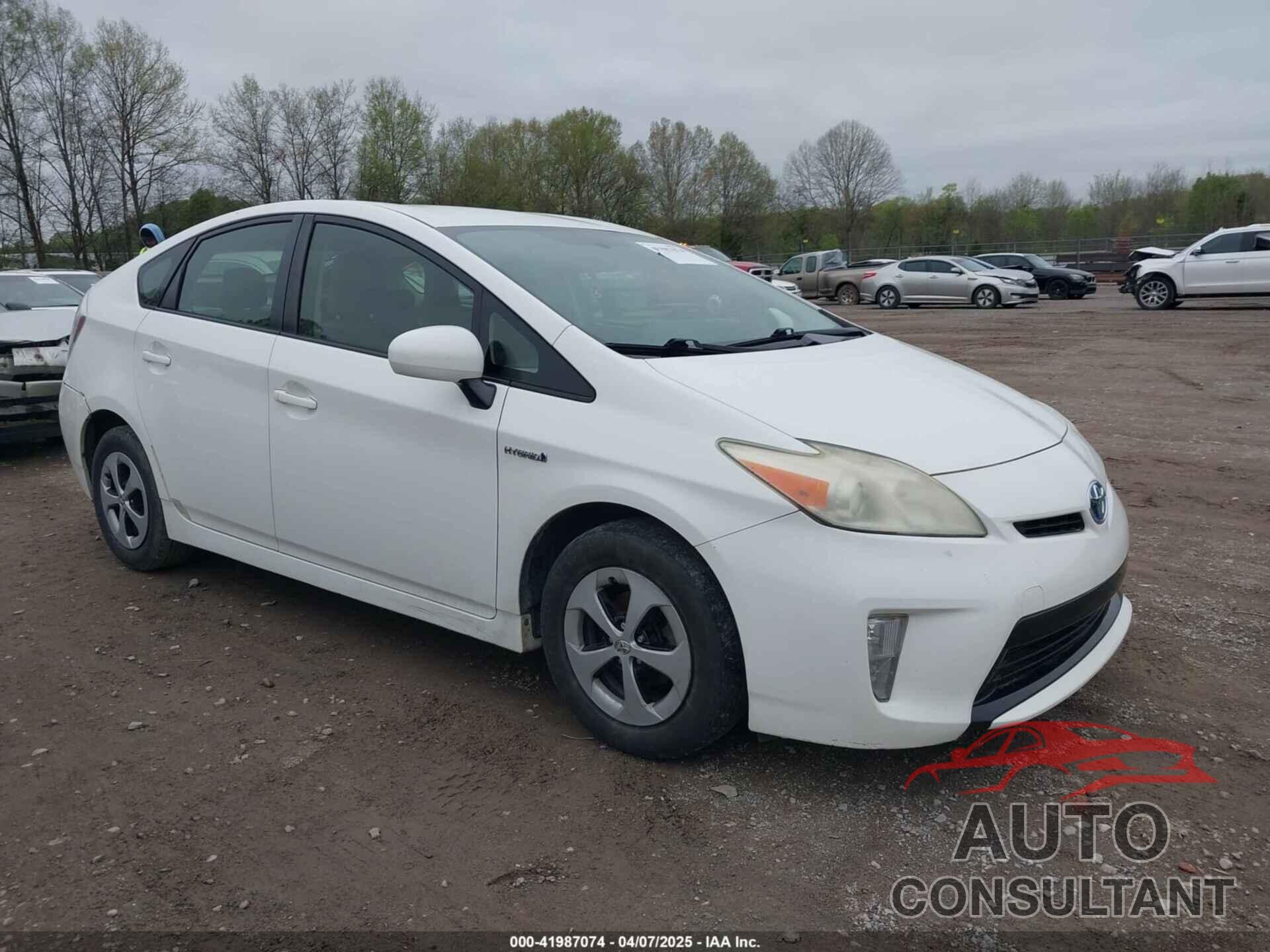 TOYOTA PRIUS 2012 - JTDKN3DU2C5425087
