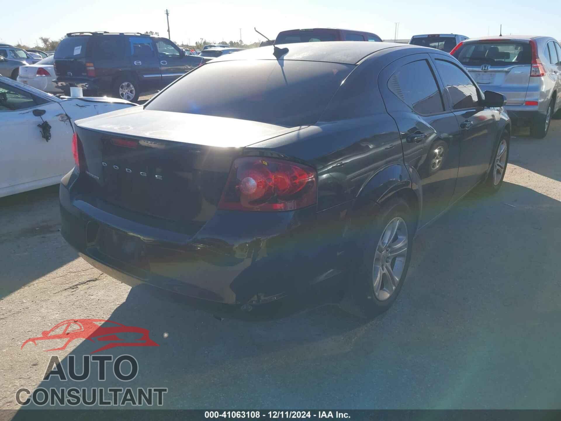 DODGE AVENGER 2013 - 1C3CDZAB2DN593895