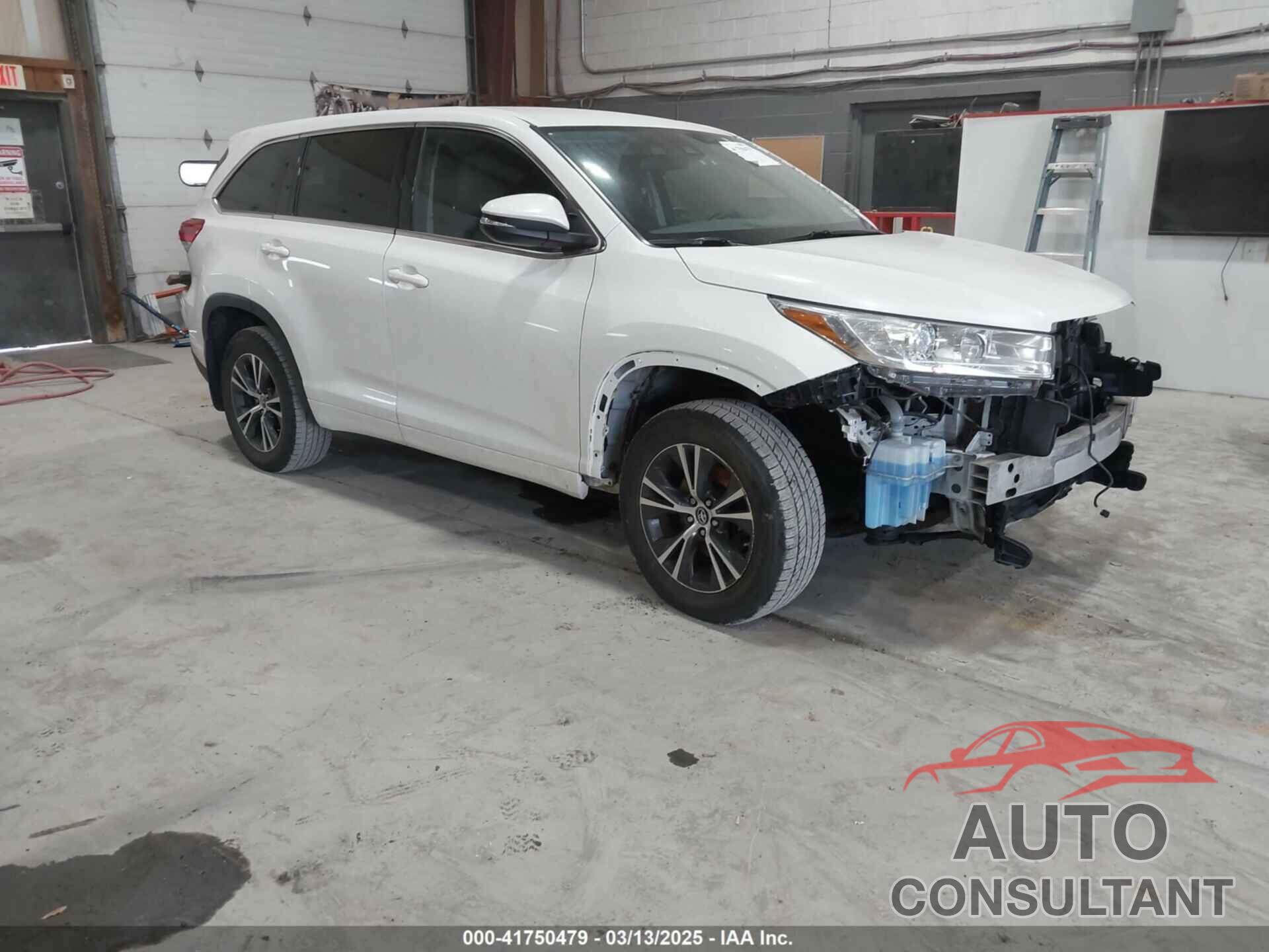 TOYOTA HIGHLANDER 2017 - 5TDBZRFH1HS448059