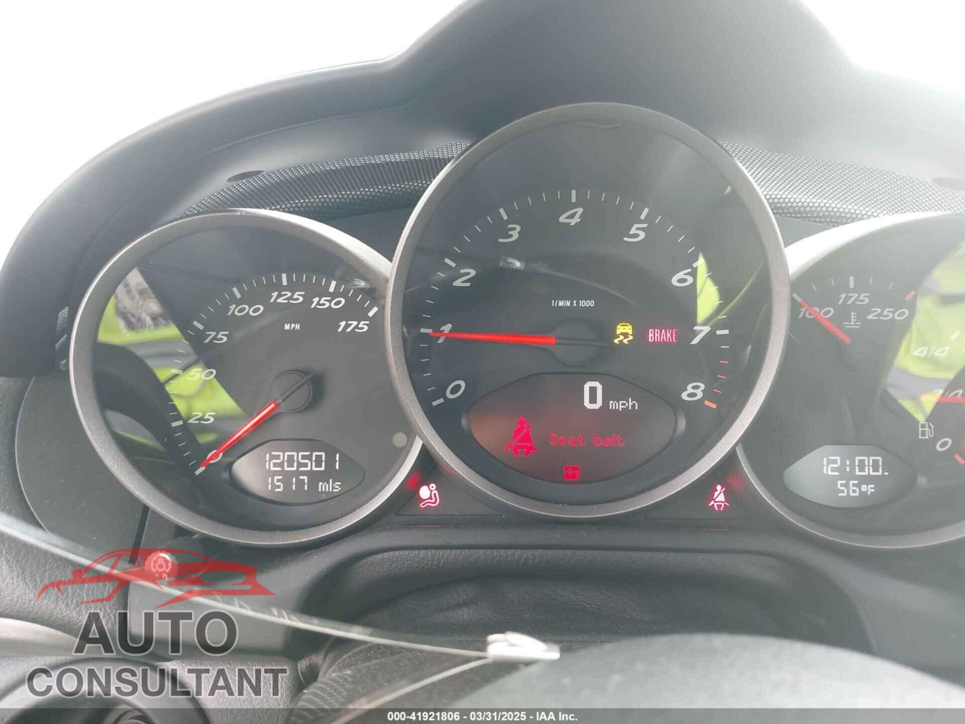 PORSCHE CAYMAN 2012 - WP0AA2A88CS760106