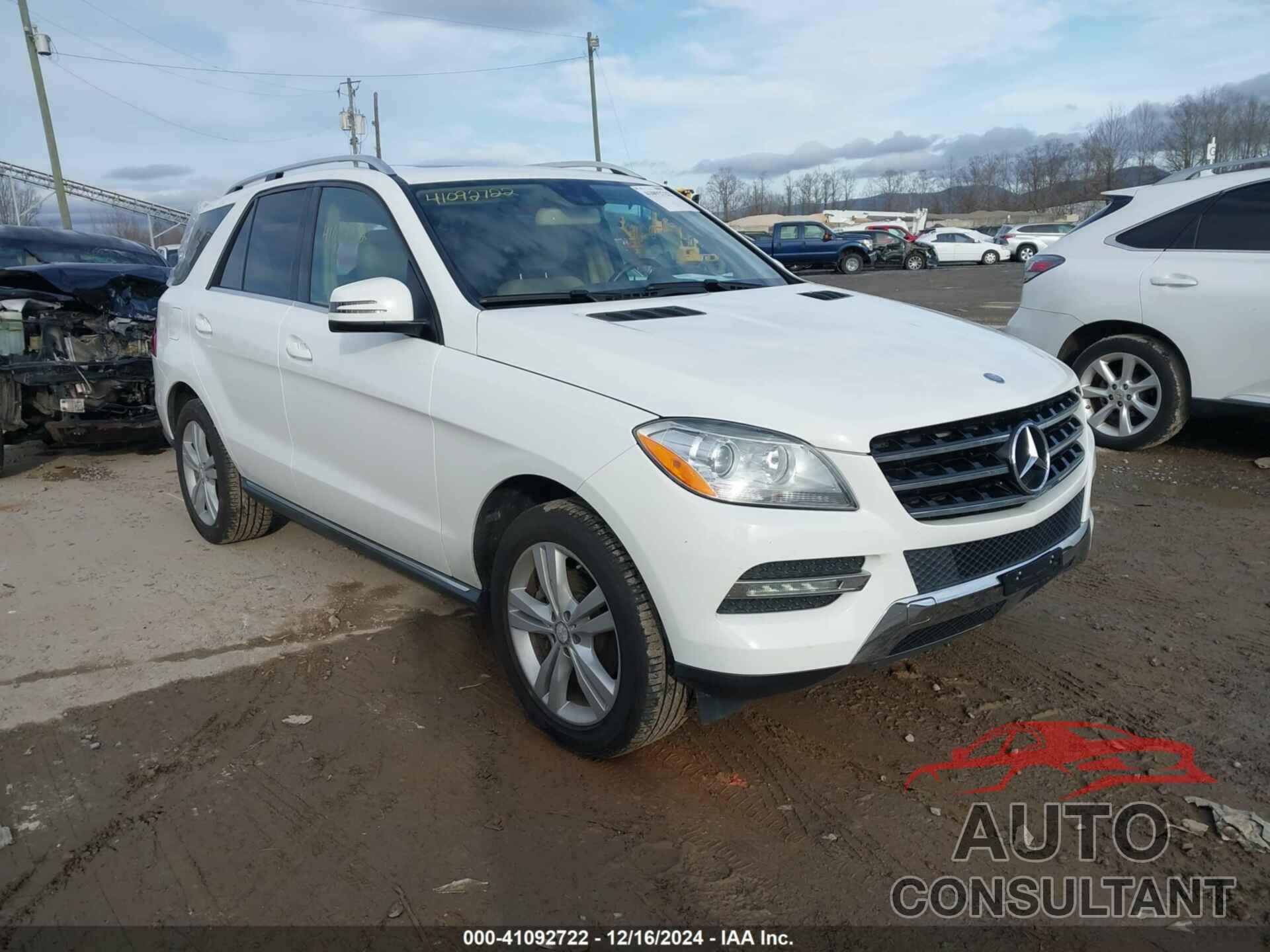 MERCEDES-BENZ ML 350 2014 - 4JGDA5HB3EA395788