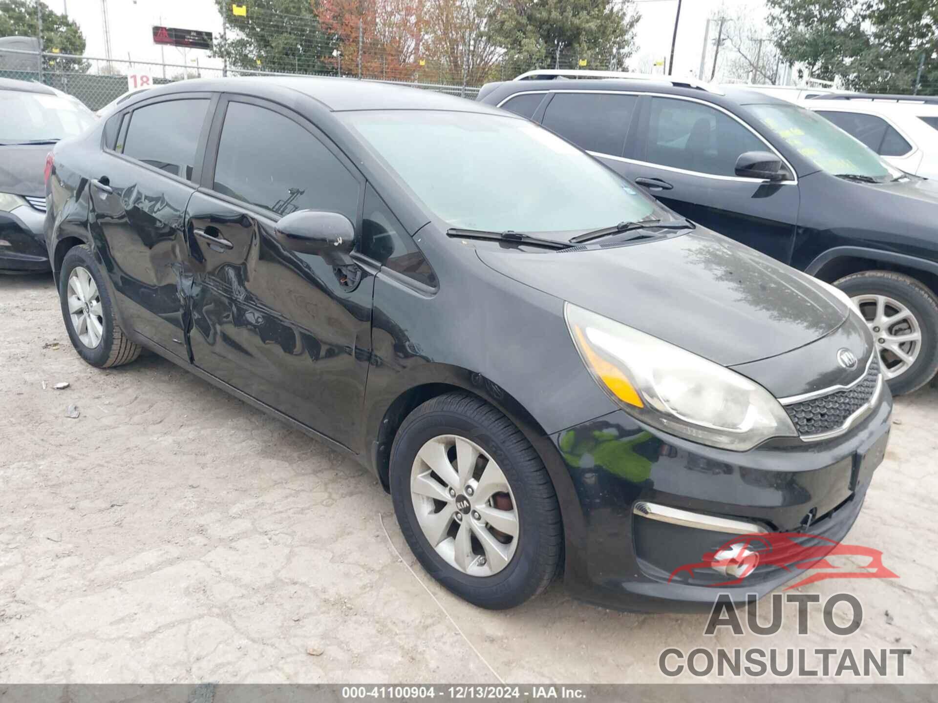 KIA RIO 2016 - KNADN4A30G6665875