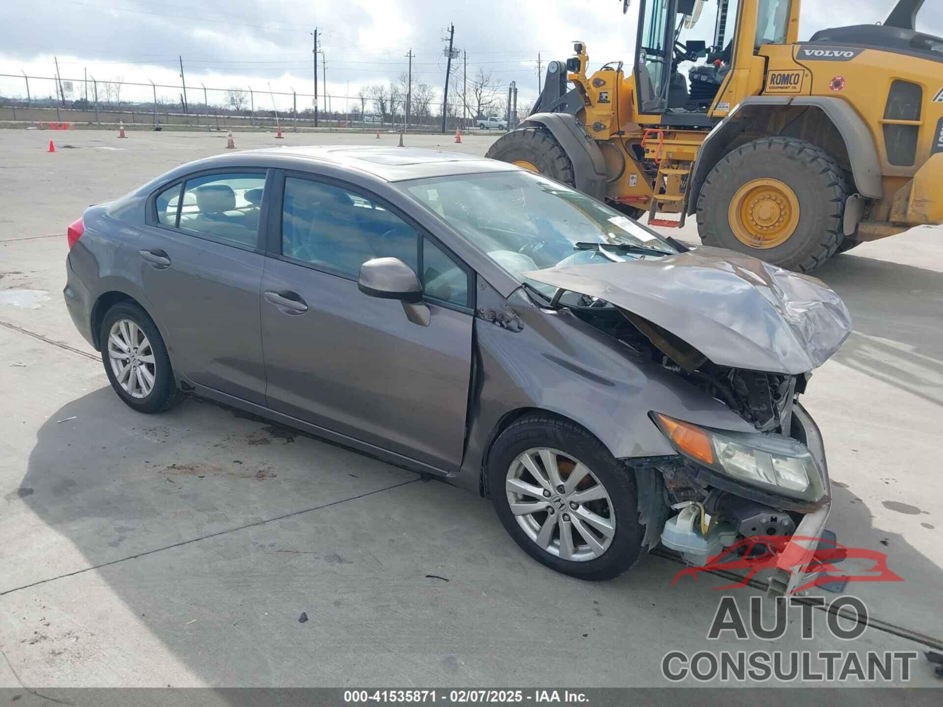 HONDA CIVIC 2012 - 19XFB2F86CE309996