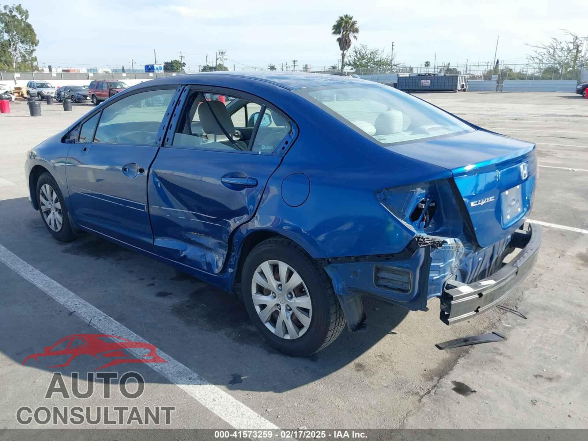 HONDA CIVIC 2012 - 19XFB2F59CE366019