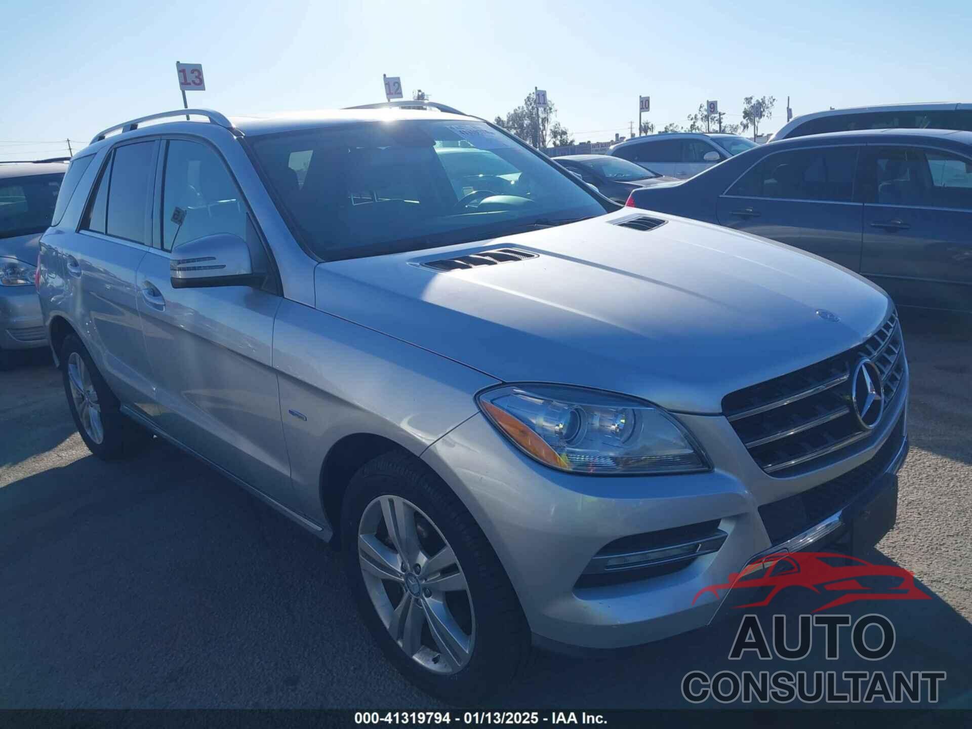 MERCEDES-BENZ ML 350 2012 - 4JGDA5HB6CA015579