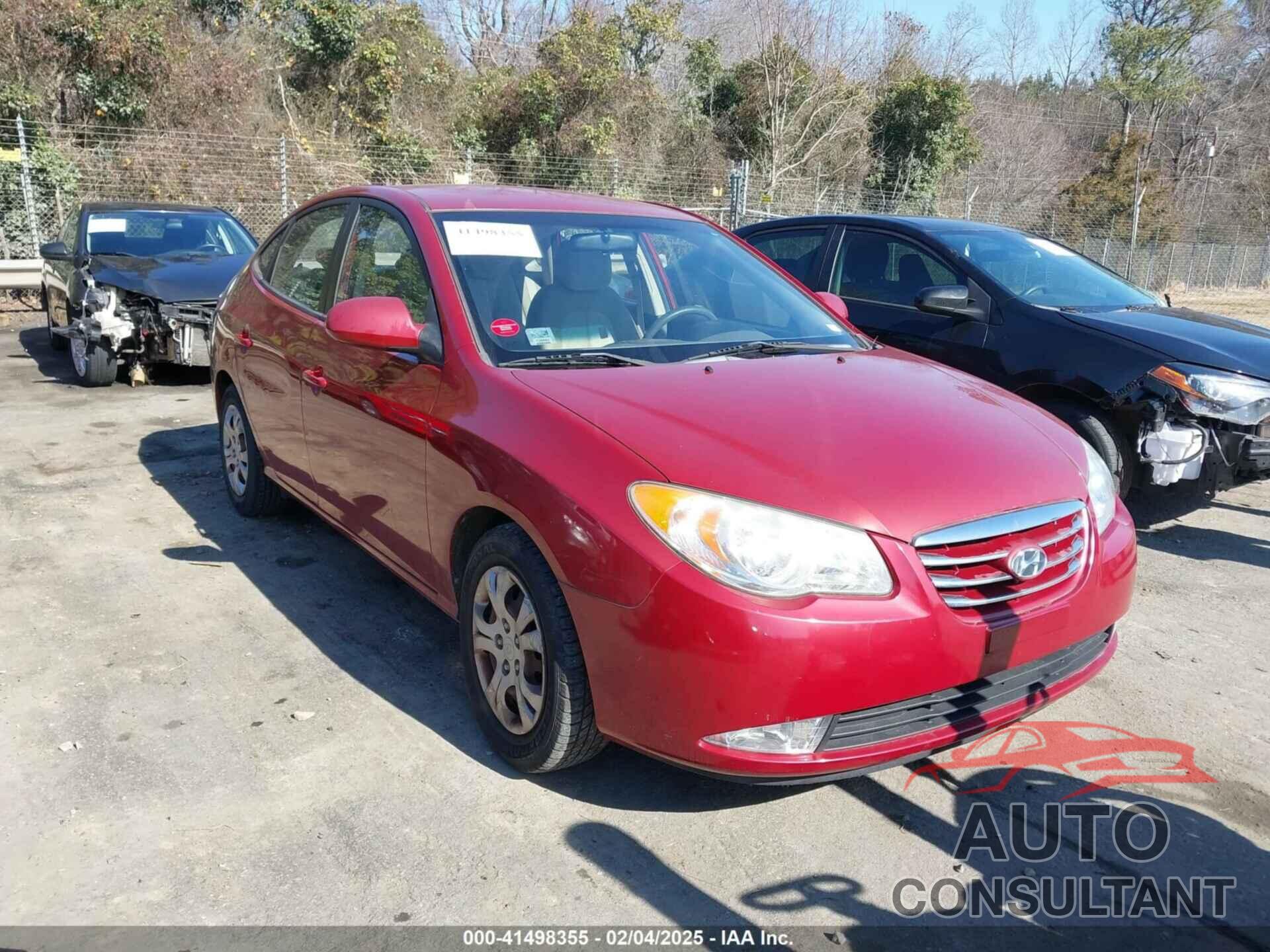 HYUNDAI ELANTRA 2010 - KMHDU4AD4AU884576