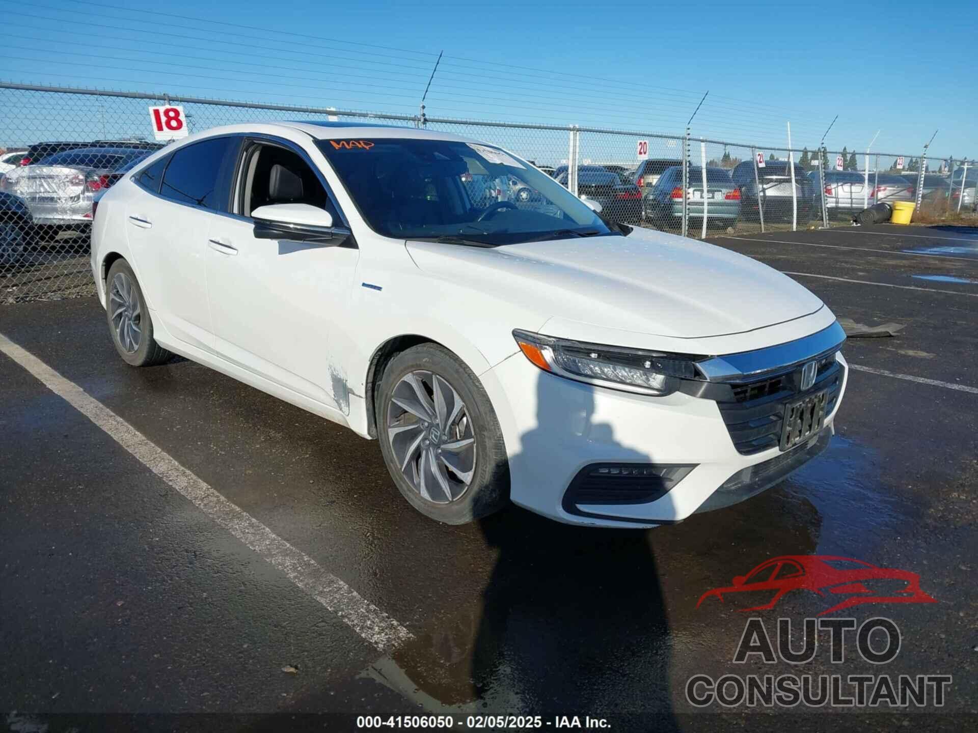 HONDA INSIGHT 2019 - 19XZE4F92KE012764