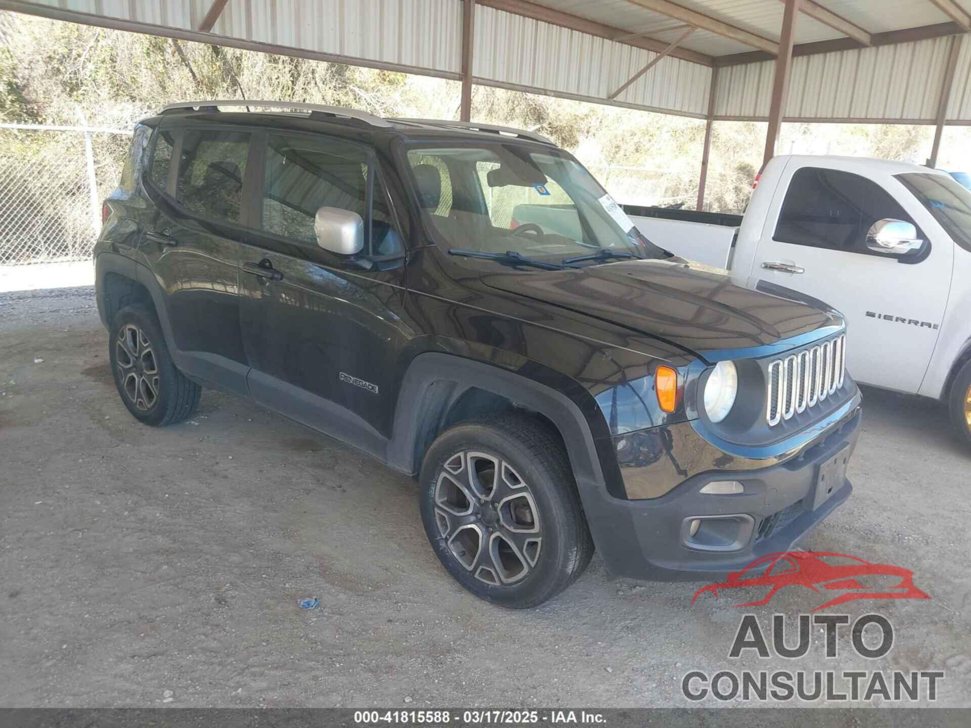 JEEP RENEGADE 2017 - ZACCJADB2HPE91513