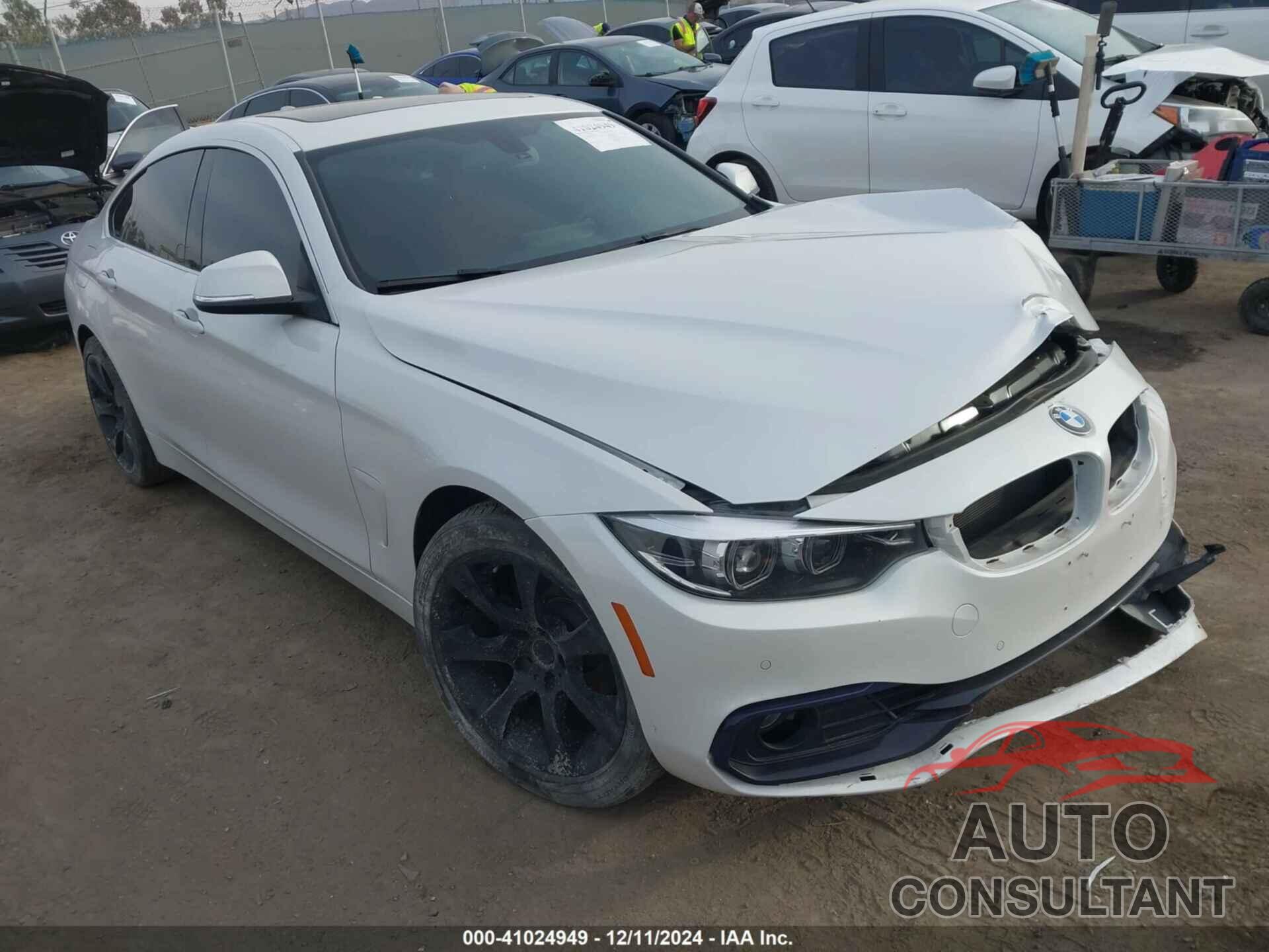 BMW 430I GRAN COUPE 2018 - WBA4J1C5XJBG75937