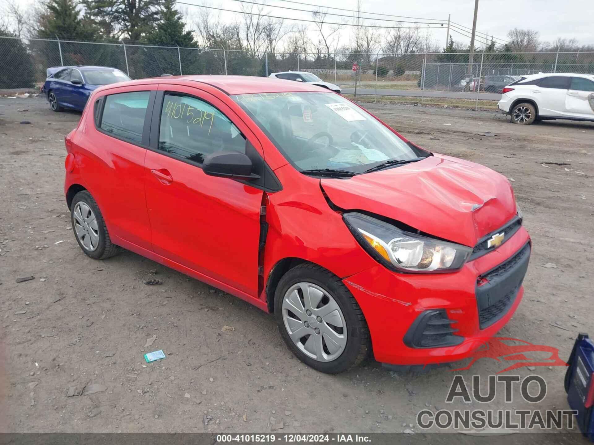 CHEVROLET SPARK 2016 - KL8CB6SA9GC574243