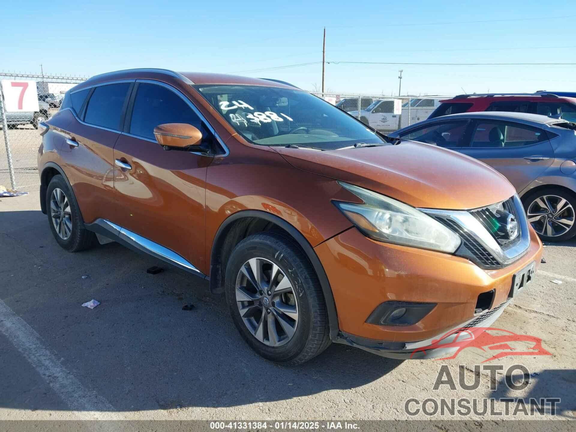 NISSAN MURANO 2015 - 5N1AZ2MG0FN288591