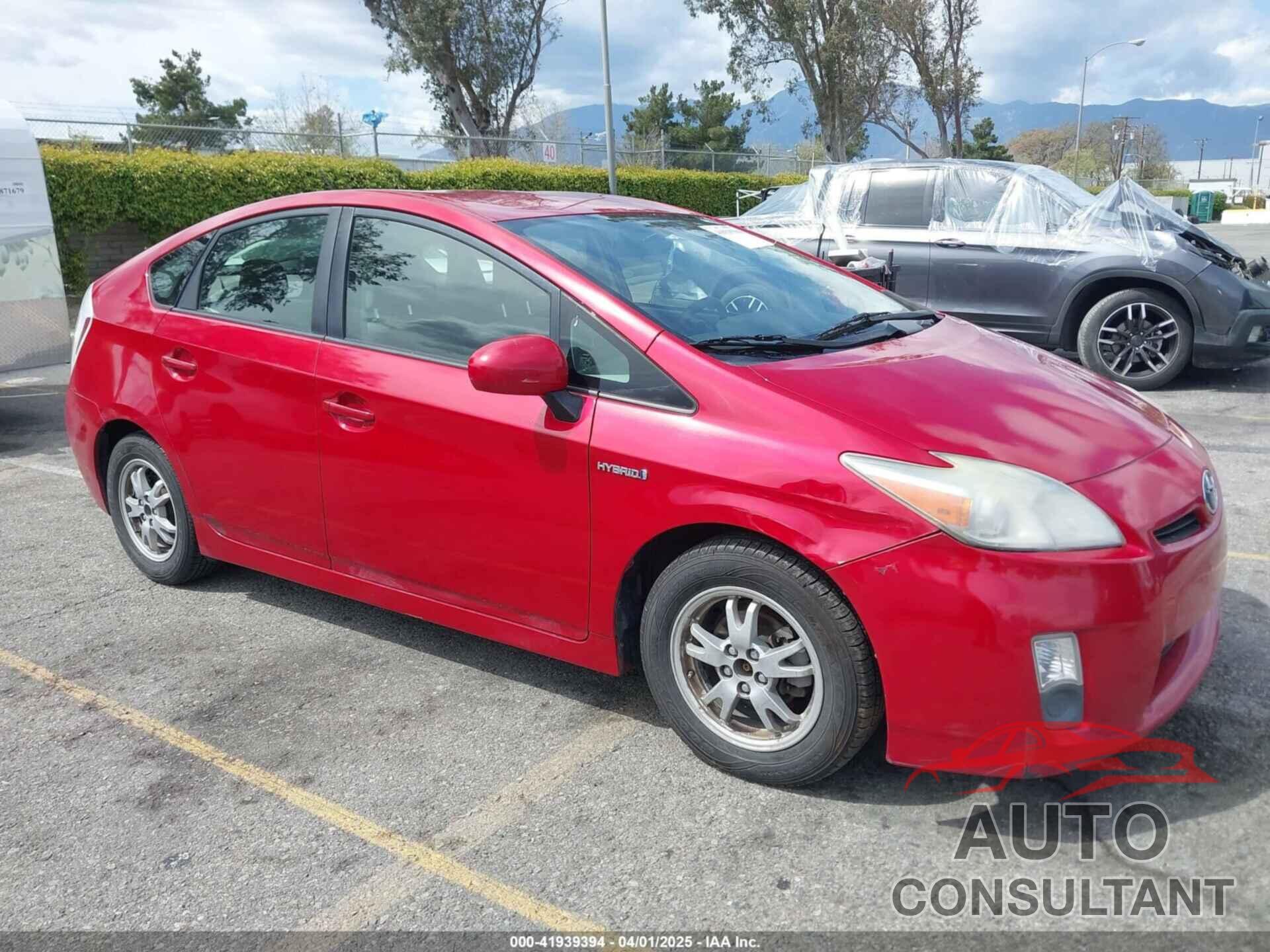 TOYOTA PRIUS 2011 - JTDKN3DU3B5362743