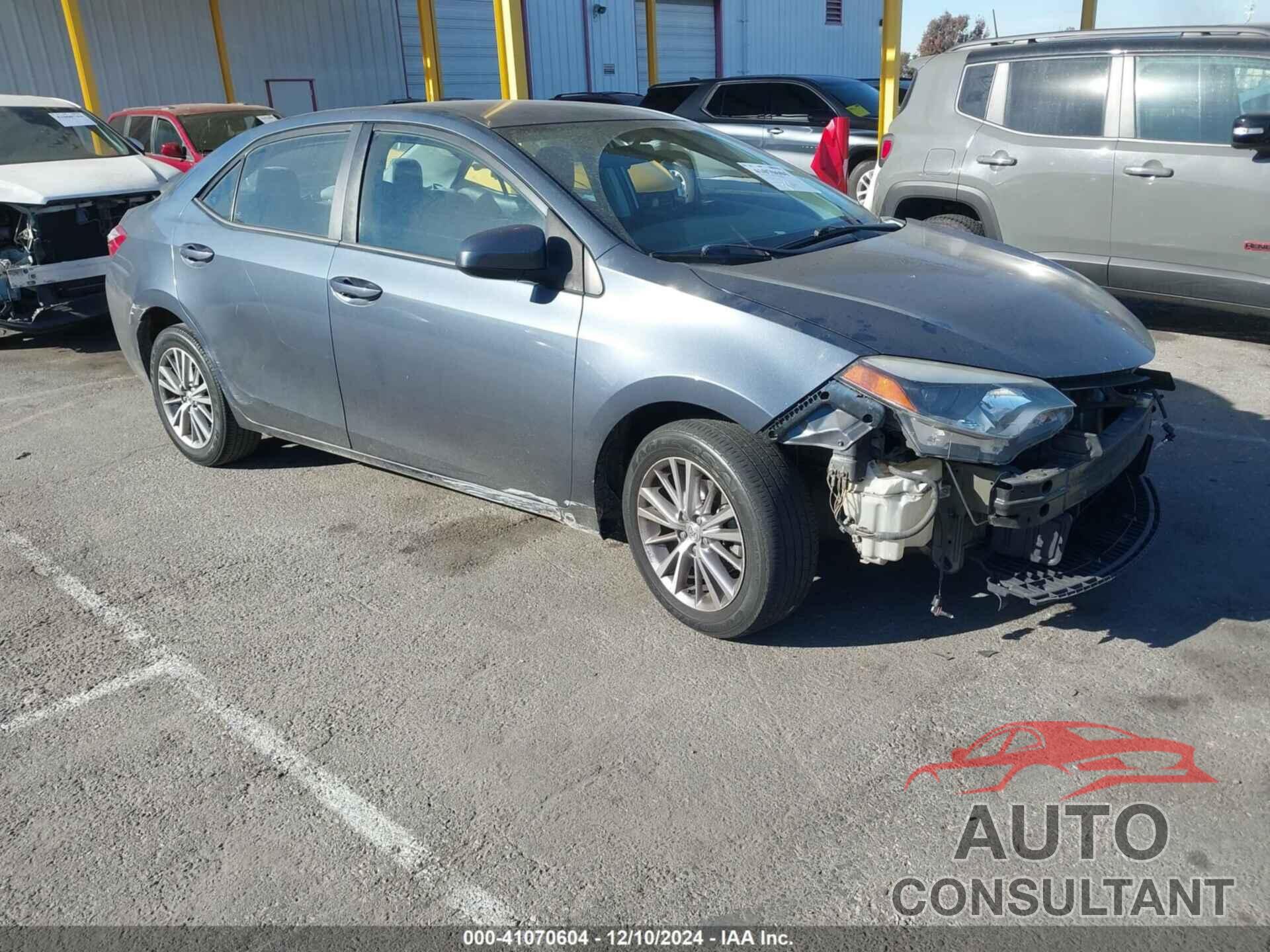 TOYOTA COROLLA 2014 - 5YFBURHE8EP088715