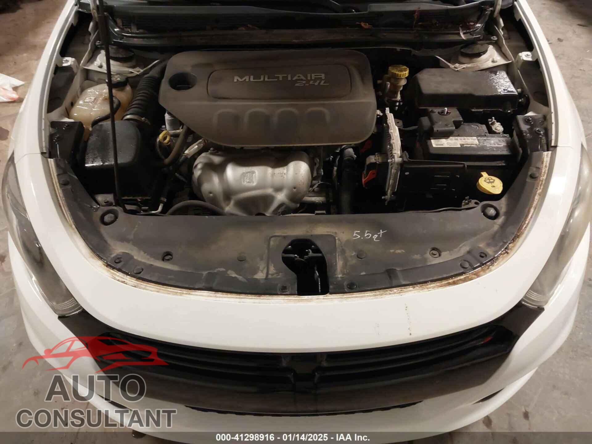 DODGE DART 2015 - 1C3CDFBB5FD403819