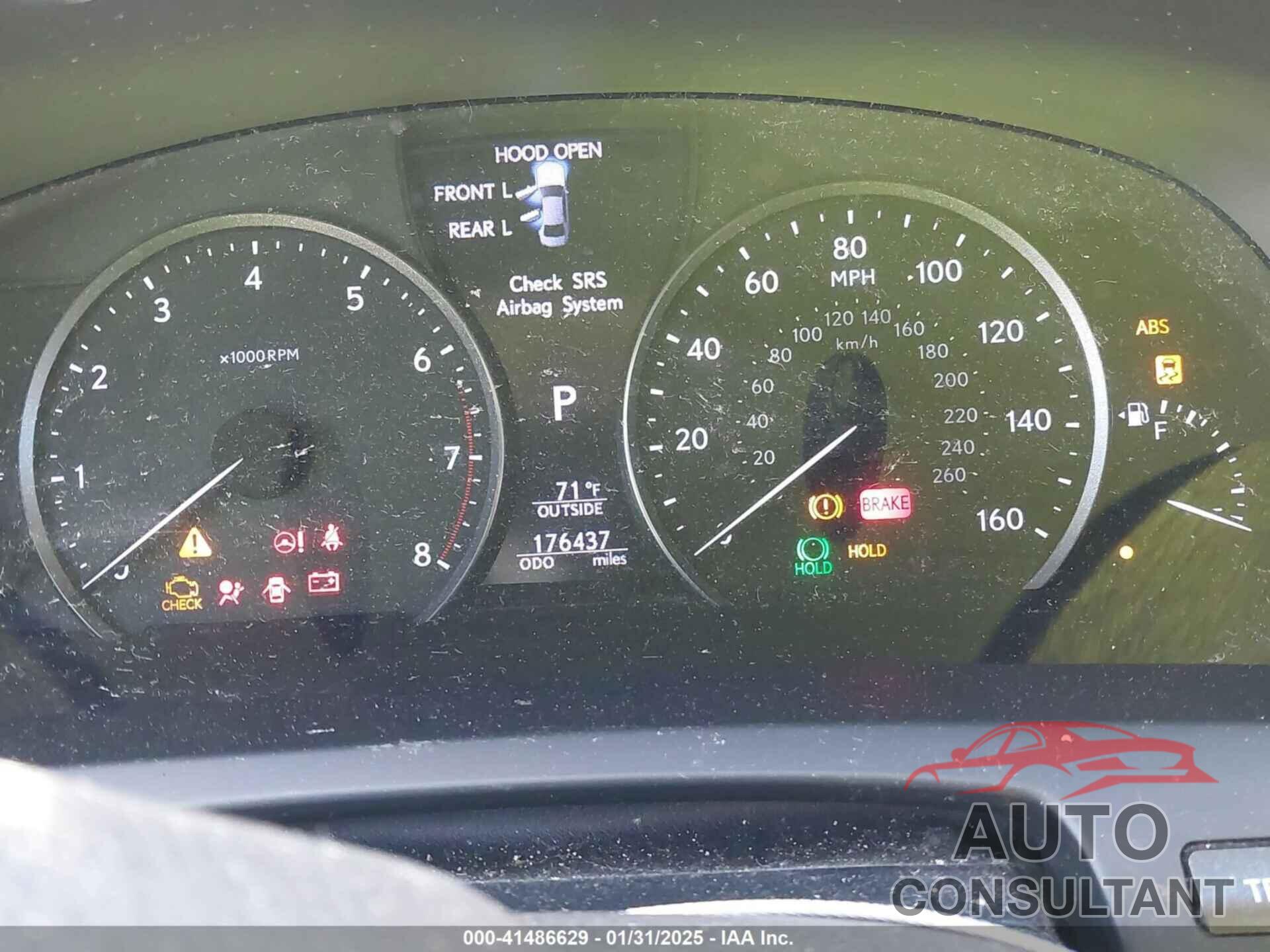 LEXUS LS 460 2016 - JTHBL5EF8G5140660