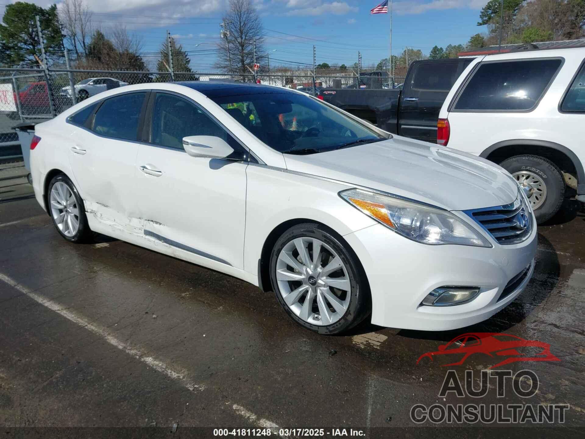 HYUNDAI AZERA 2014 - KMHFH4JG4EA349147
