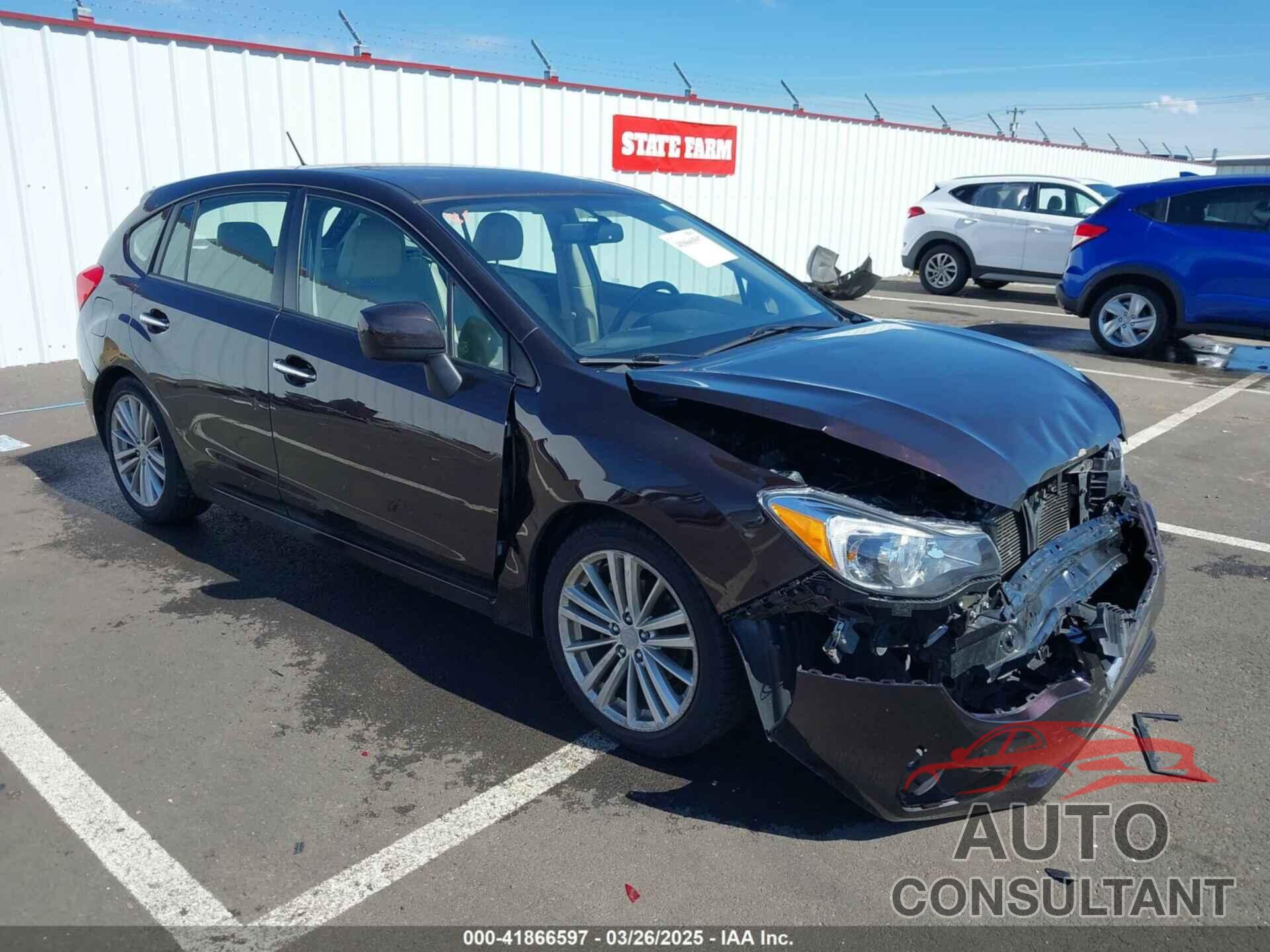 SUBARU IMPREZA 2012 - JF1GPAH63CH220771