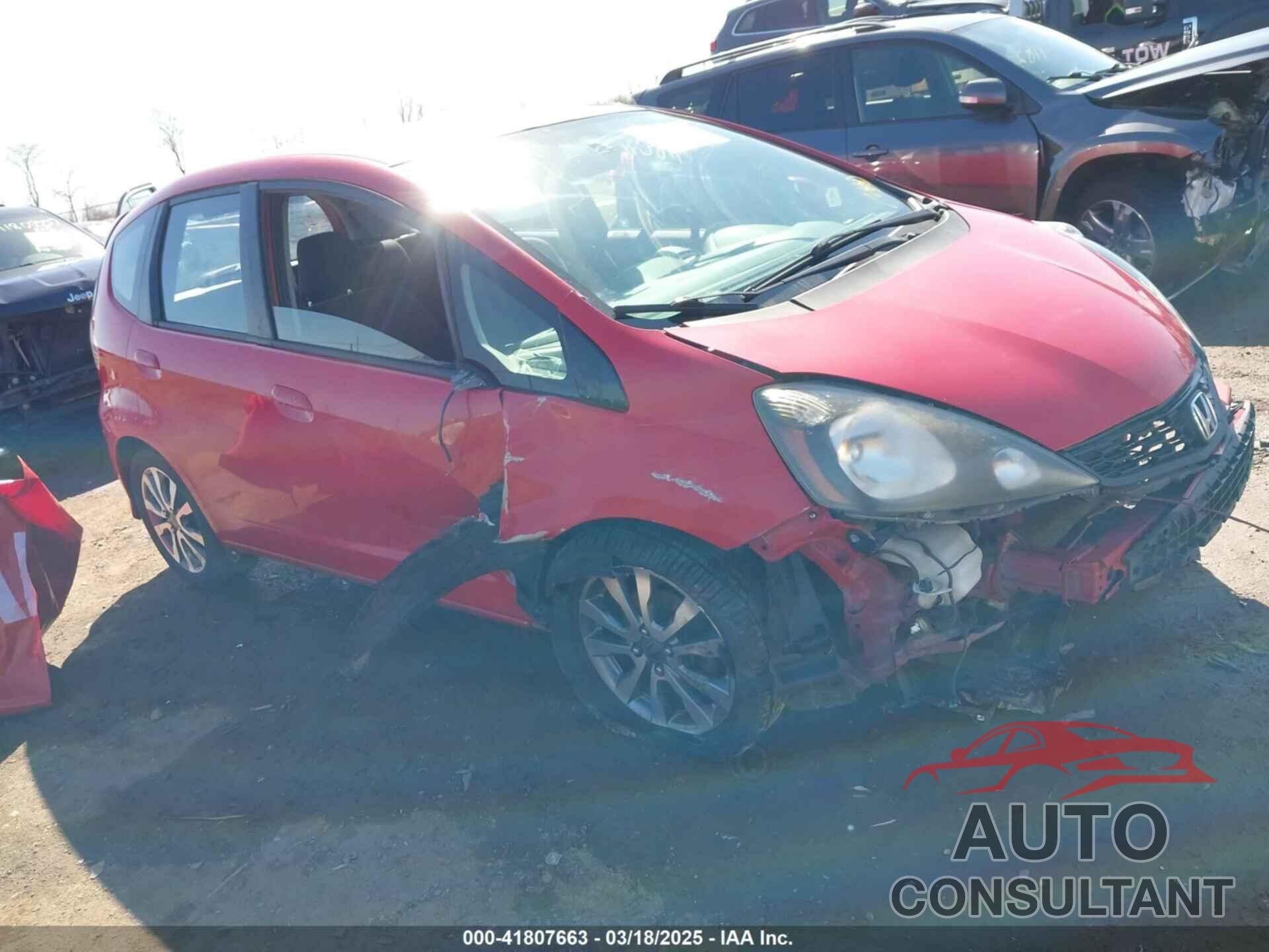 HONDA FIT 2013 - JHMGE8H55DC020634