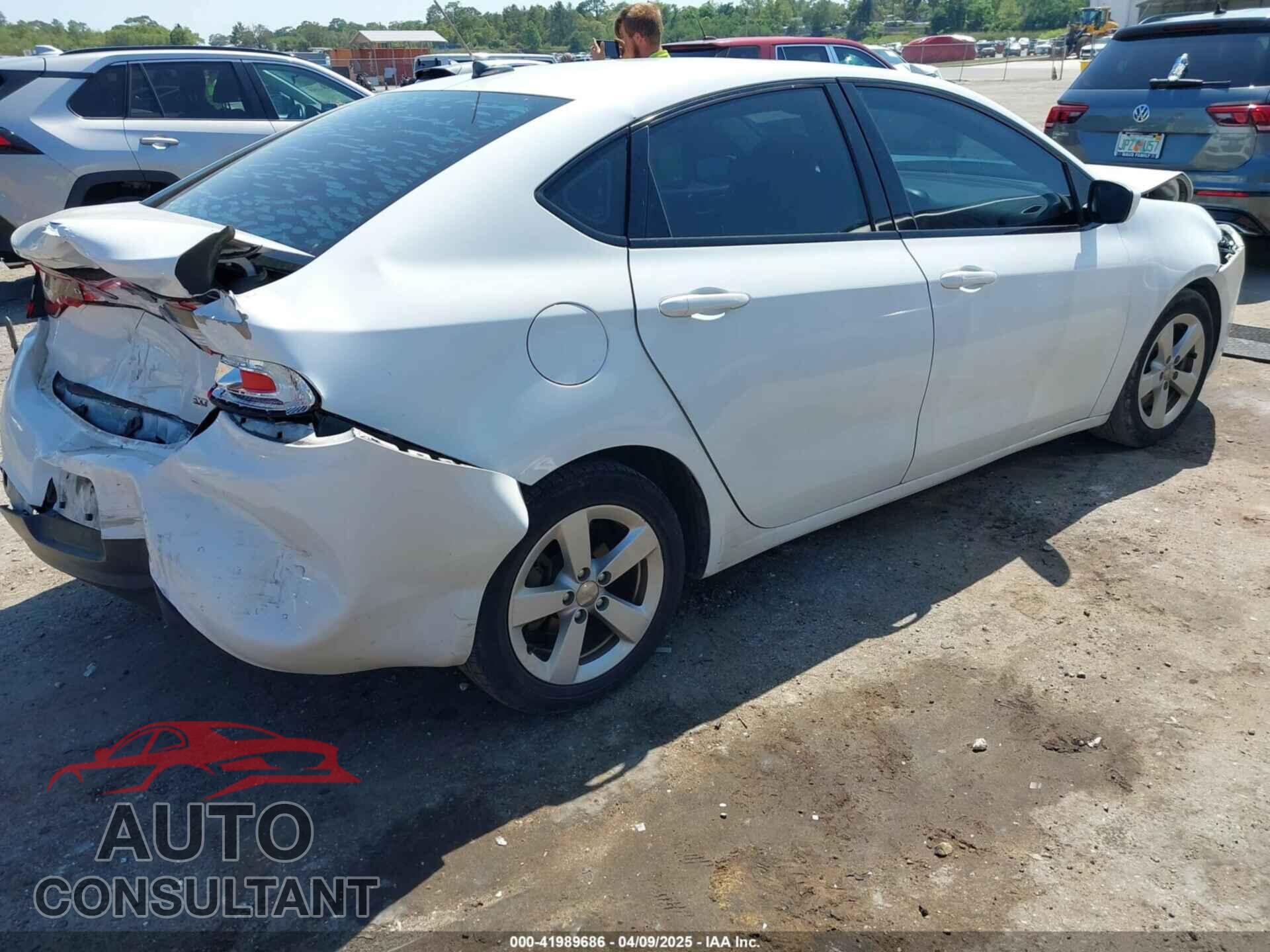 DODGE DART 2015 - 1C3CDFBB0FD121068