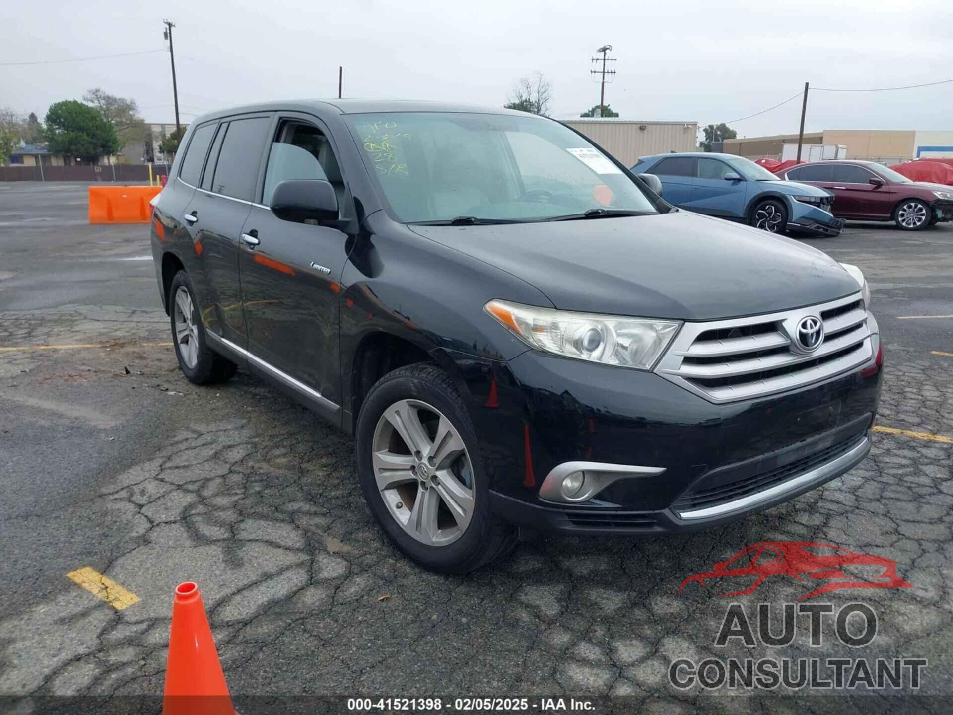 TOYOTA HIGHLANDER 2013 - 5TDYK3EH4DS138138
