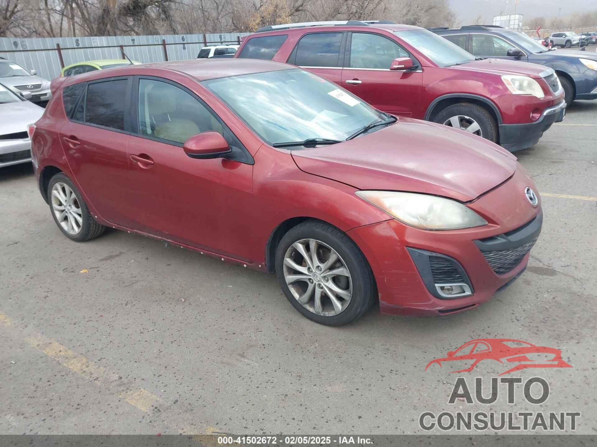 MAZDA MAZDA3 2010 - JM1BL1H58A1312696