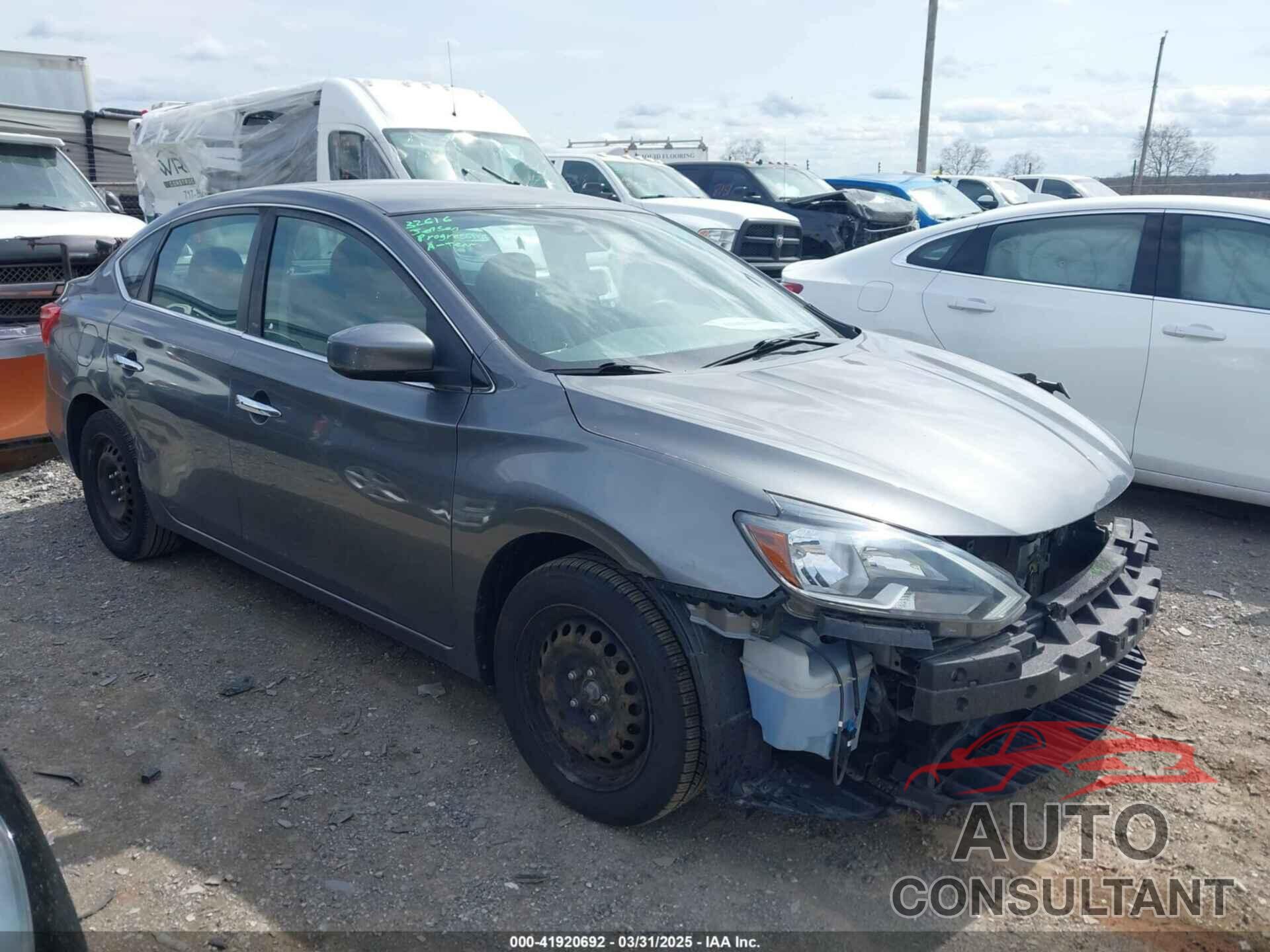 NISSAN SENTRA 2017 - 3N1AB7AP9HL685023