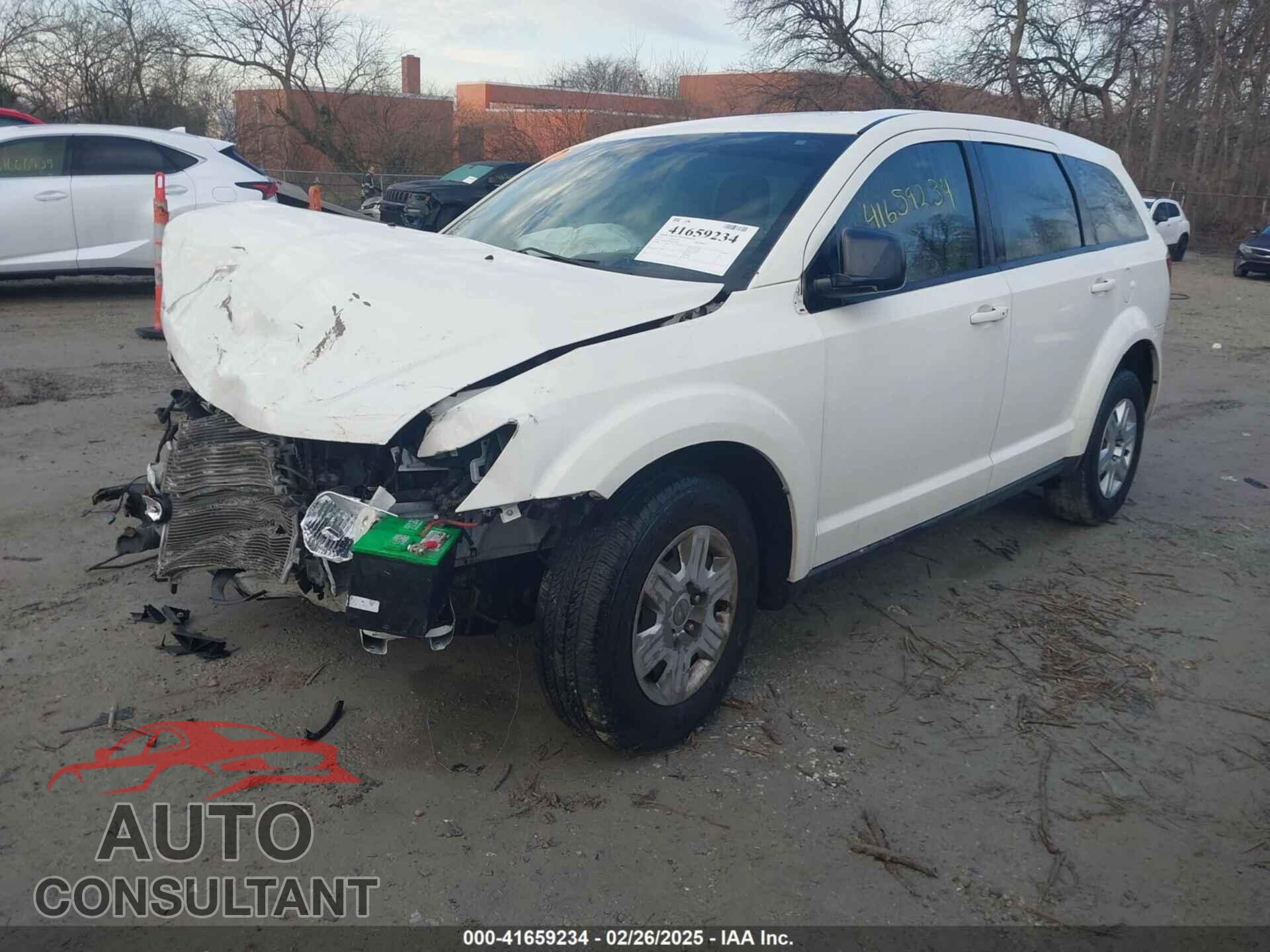 DODGE JOURNEY 2012 - 3C4PDCAB4CT372498