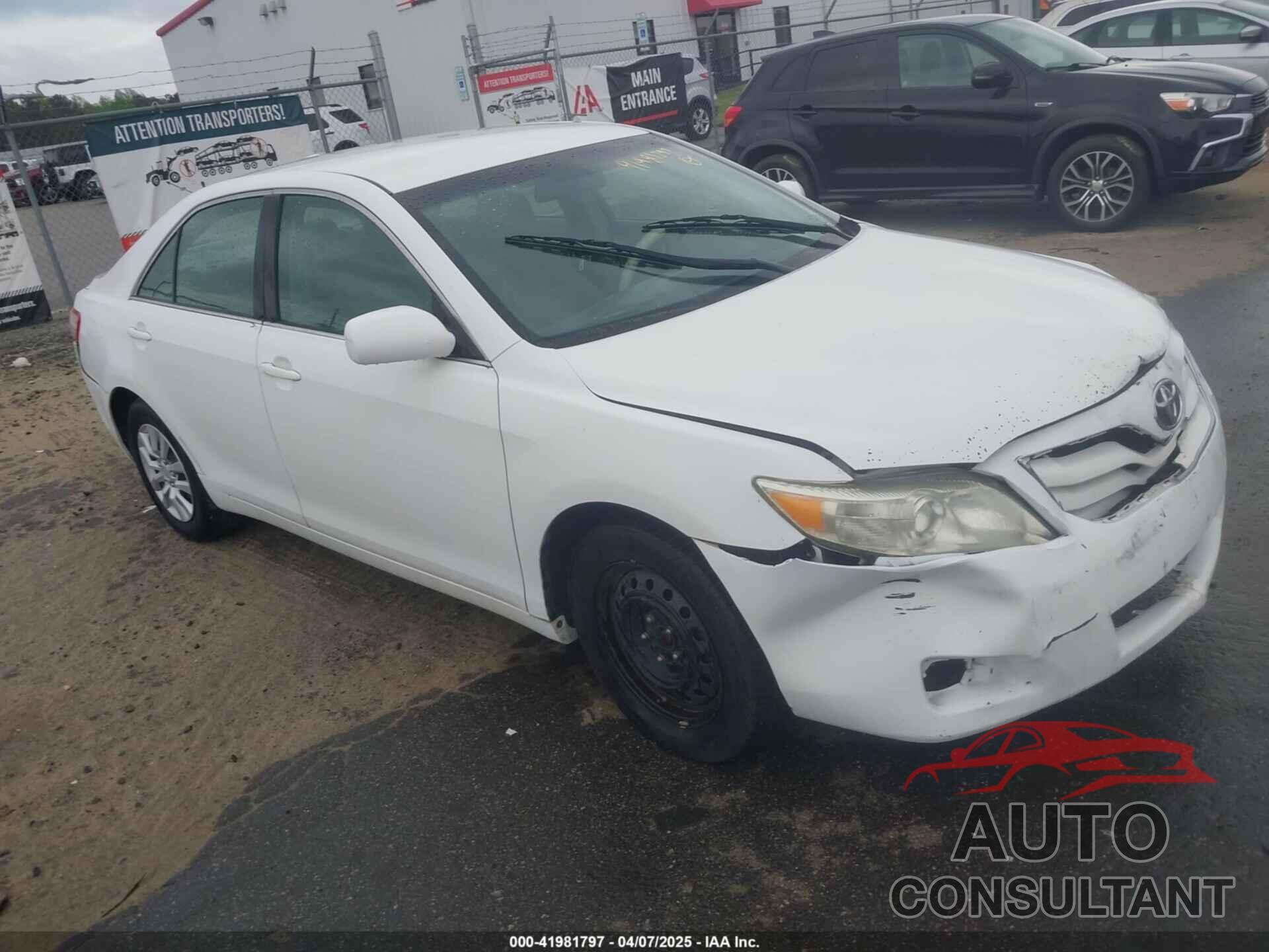 TOYOTA CAMRY 2010 - 4T1BF3EK6AU525847