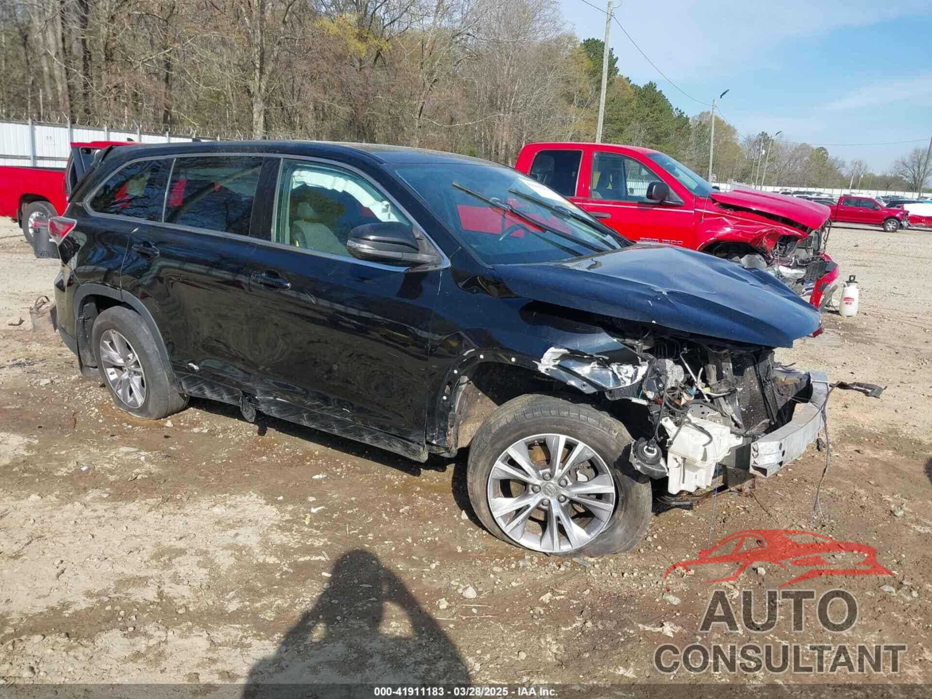TOYOTA HIGHLANDER 2015 - 5TDBKRFH1FS125261