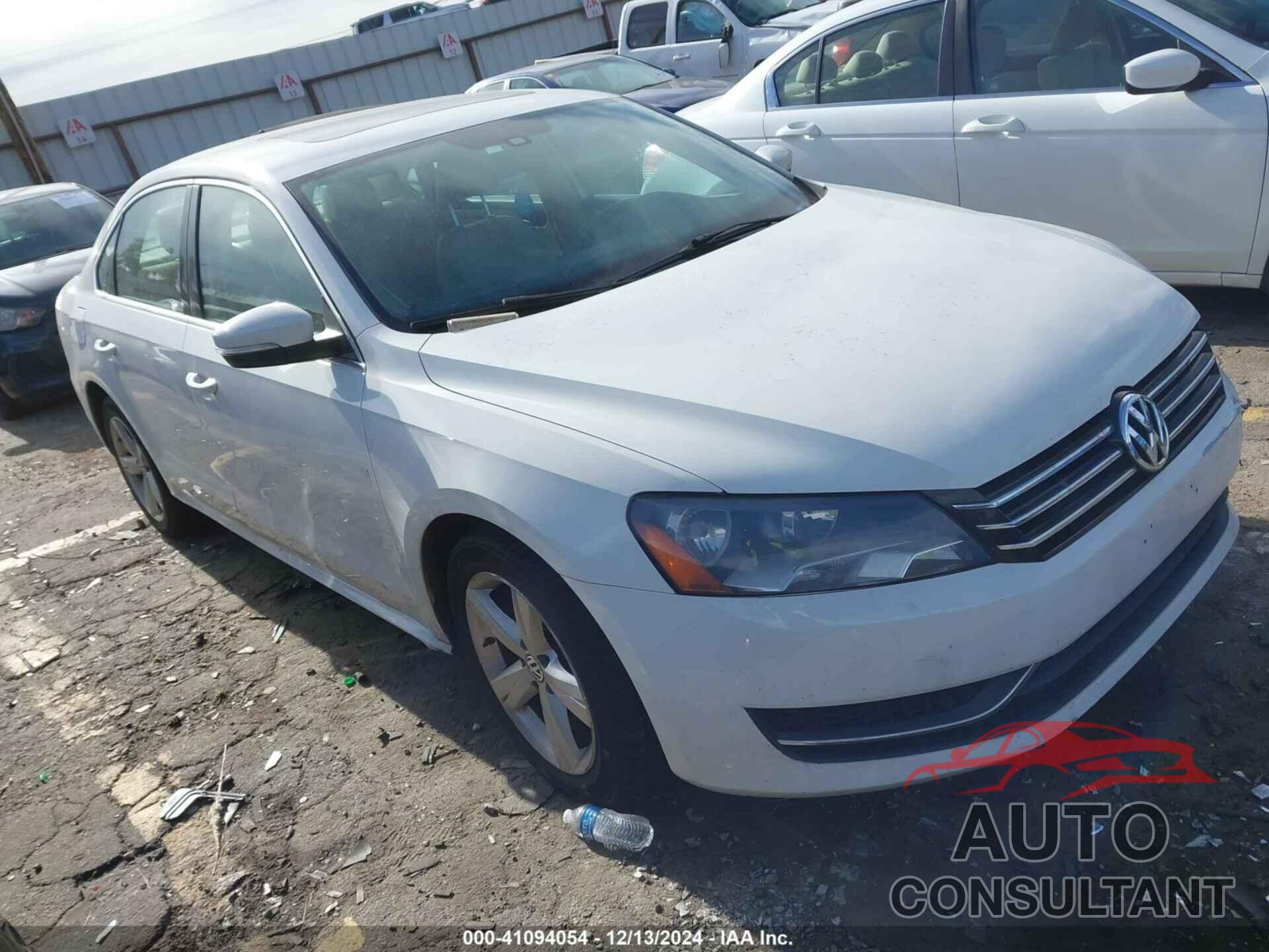 VOLKSWAGEN PASSAT 2013 - 1VWBP7A3XDC009974