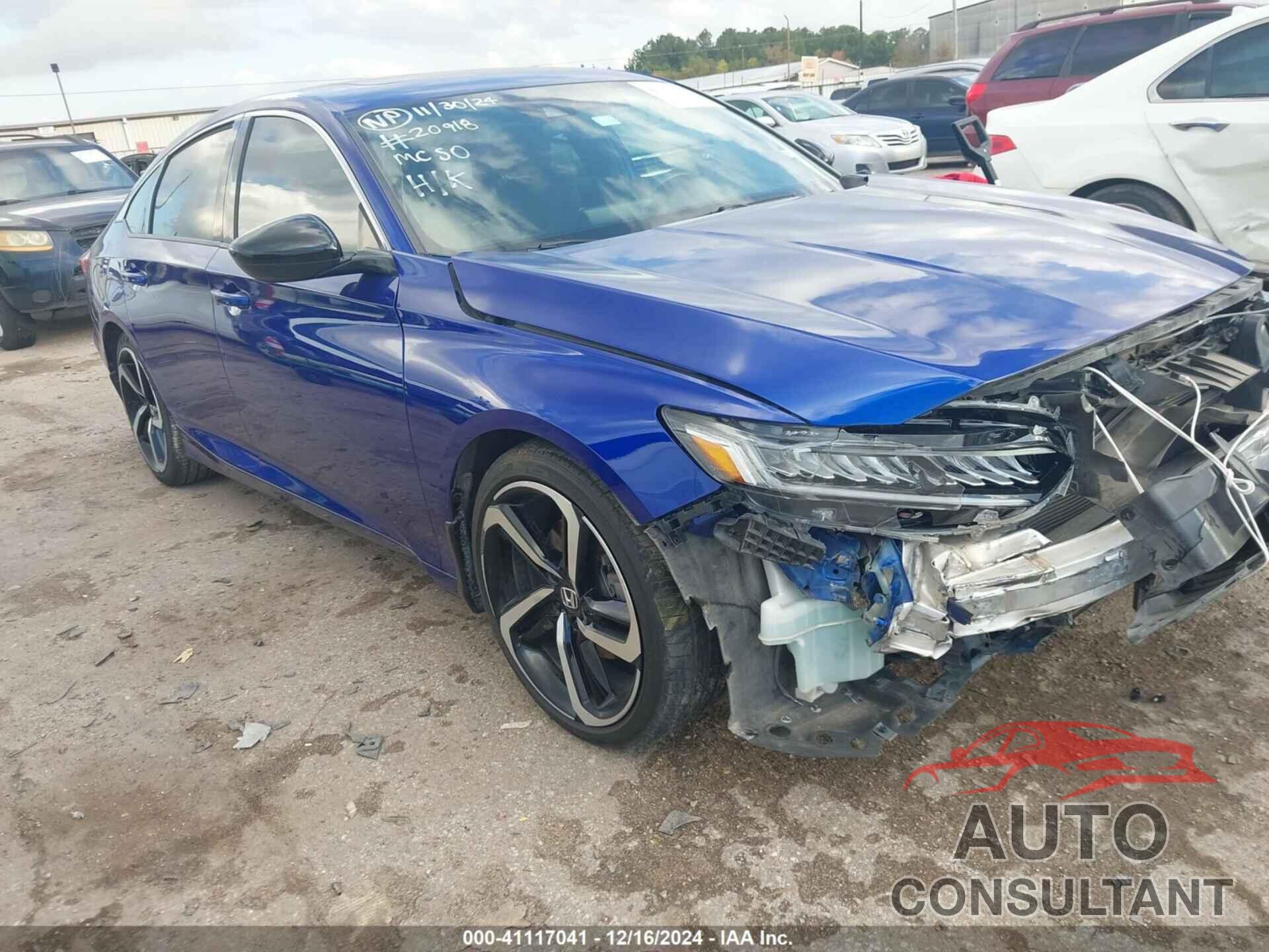 HONDA ACCORD 2021 - 1HGCV2F36MA014496