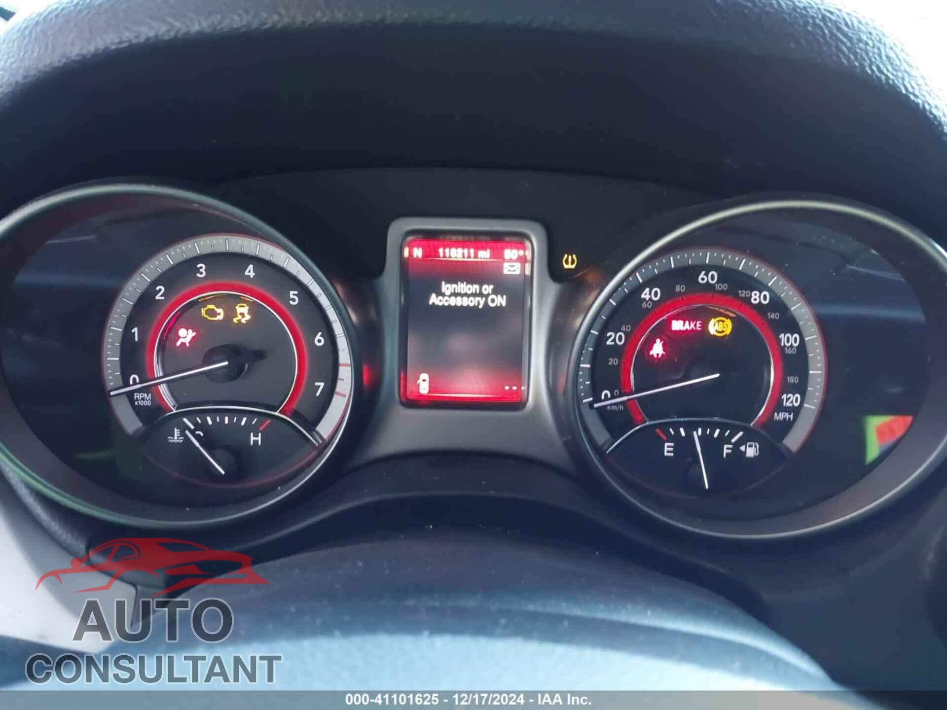 DODGE JOURNEY 2017 - 3C4PDDGG5HT541637