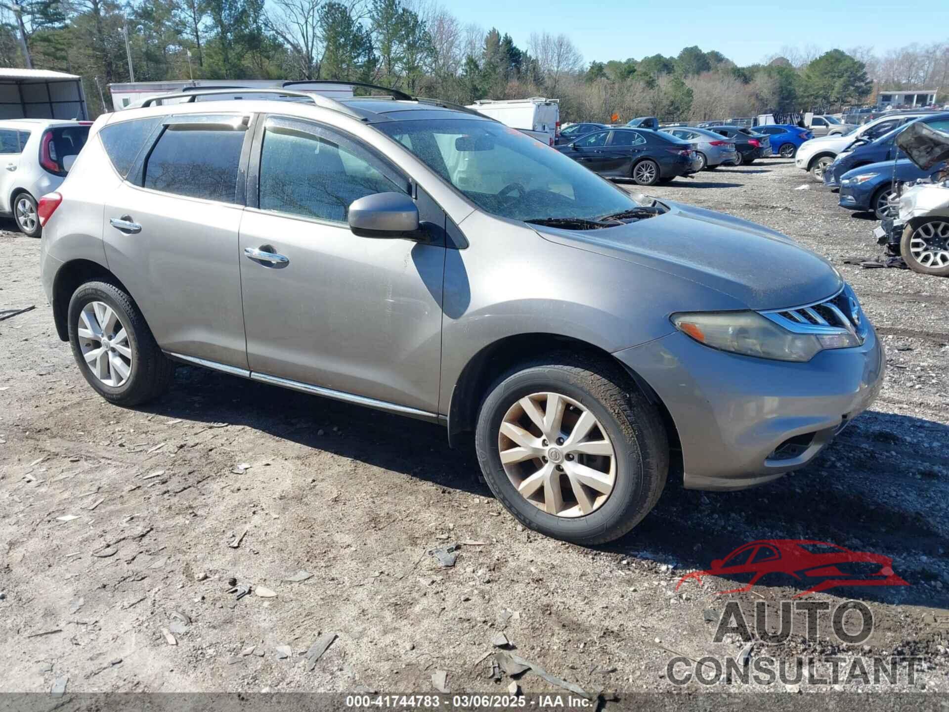 NISSAN MURANO 2011 - JN8AZ1MU7BW060259