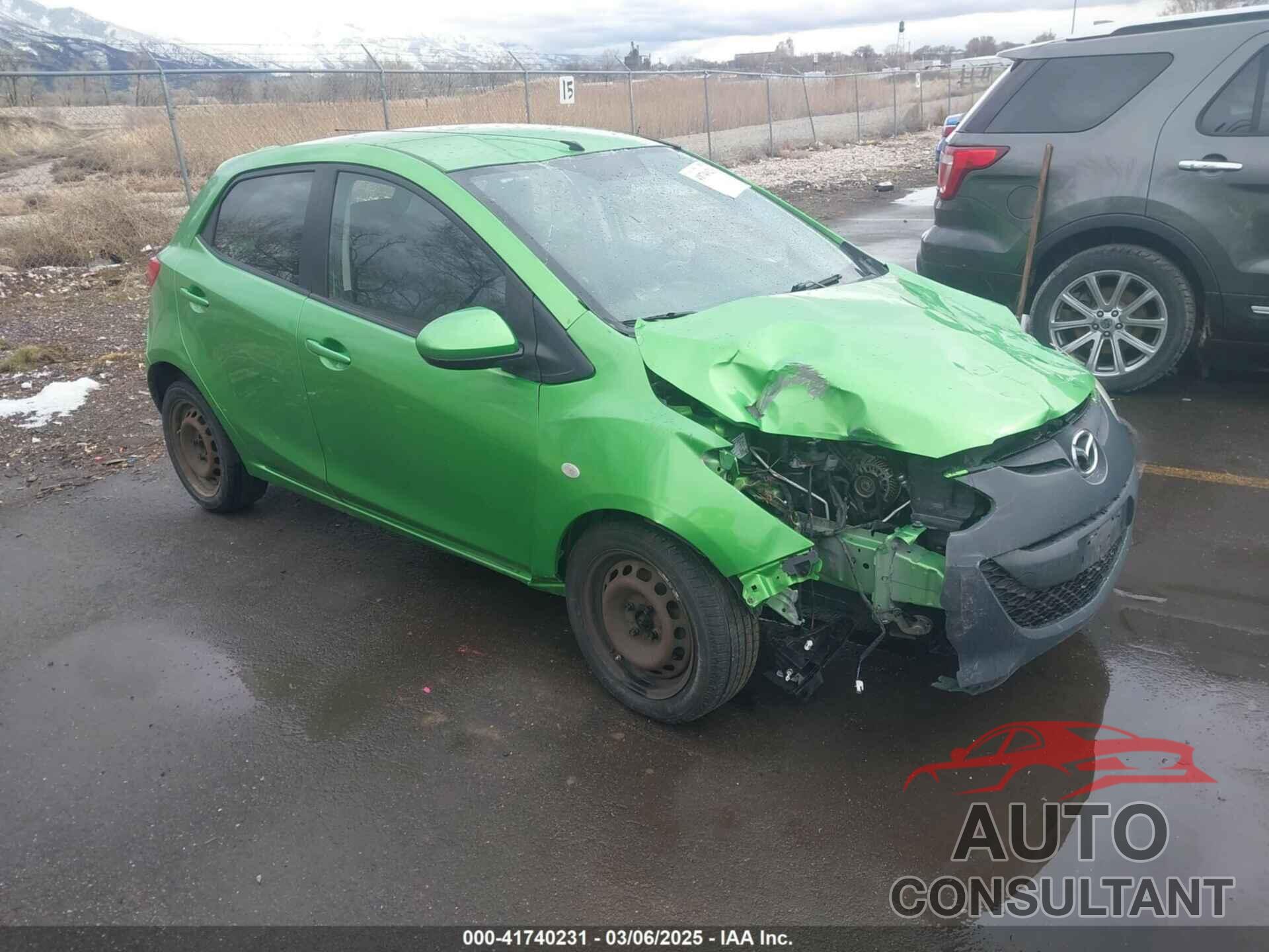 MAZDA MAZDA2 2011 - JM1DE1HY9B0107408