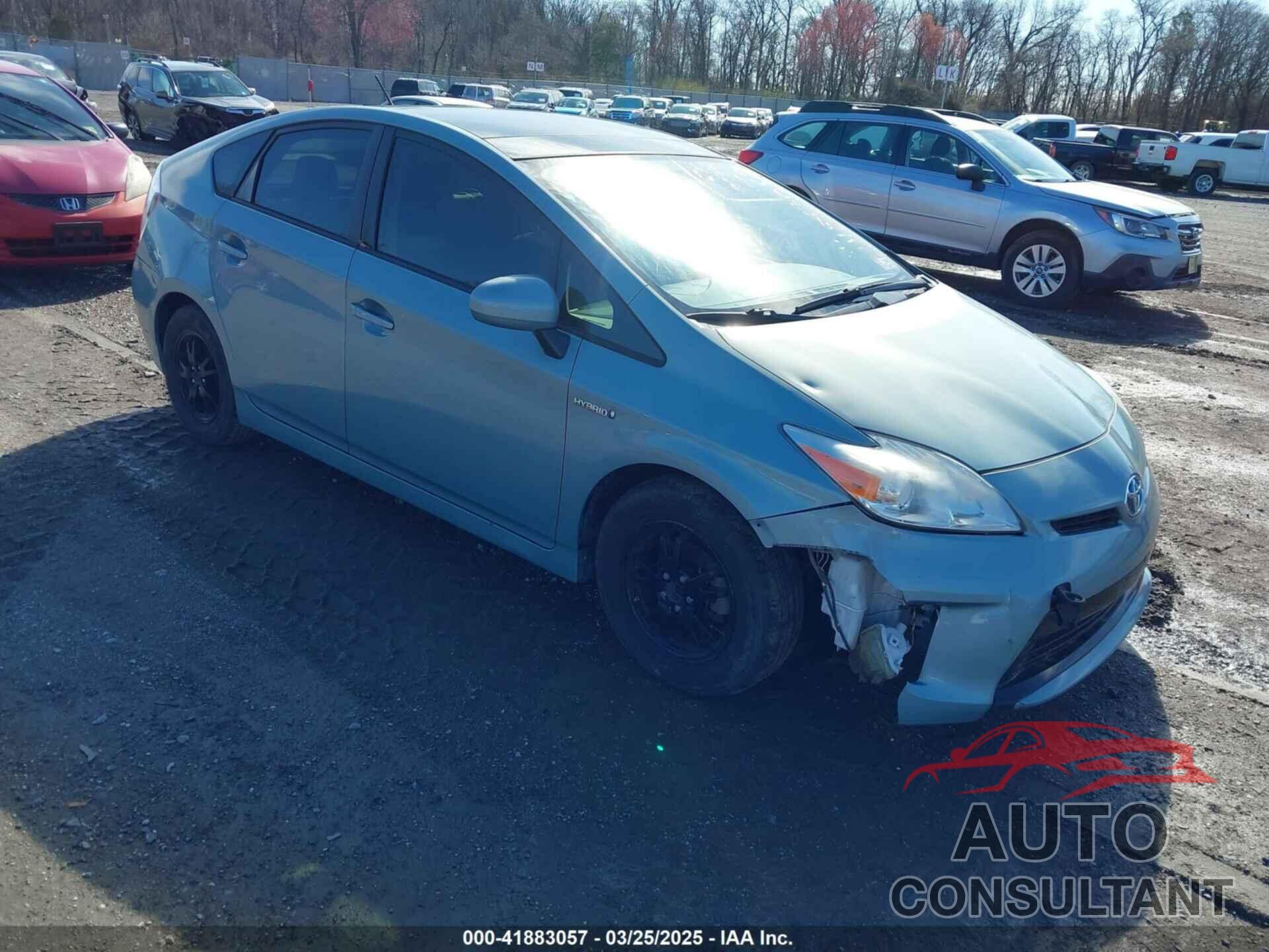 TOYOTA PRIUS 2013 - JTDKN3DU4D5636714