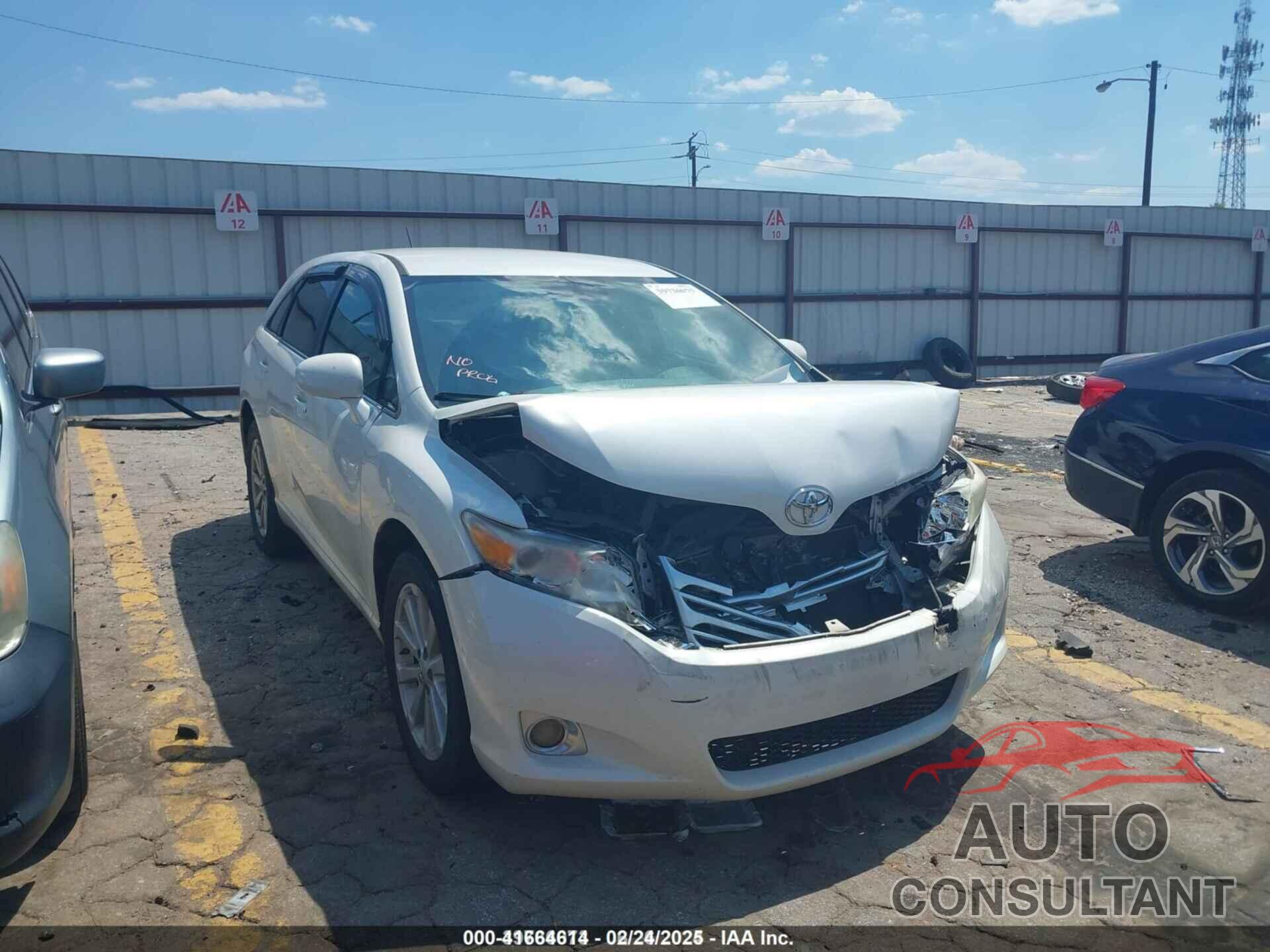 TOYOTA VENZA 2010 - 4T3ZA3BB7AU023129