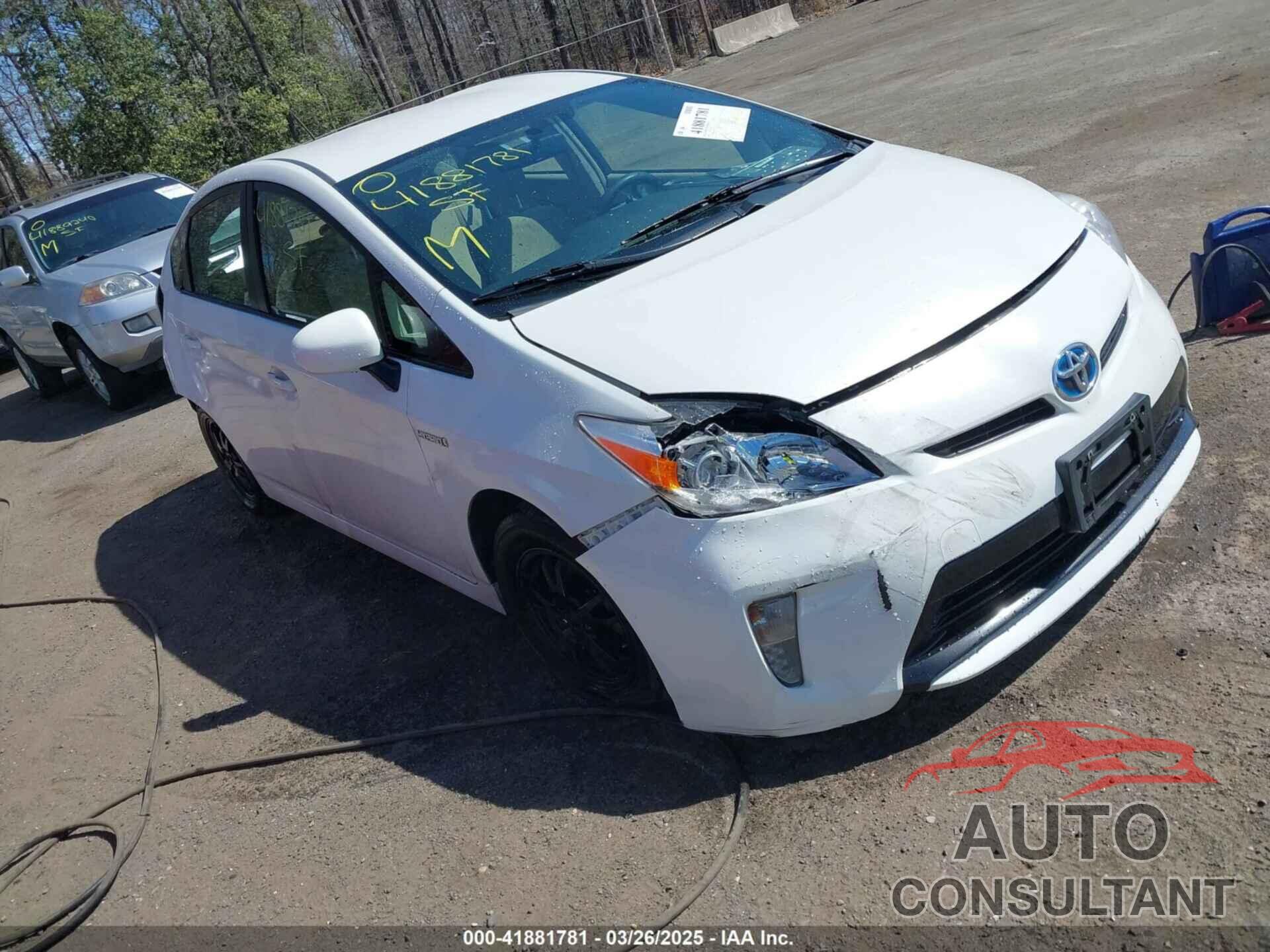TOYOTA PRIUS 2014 - JTDKN3DU8E0378227