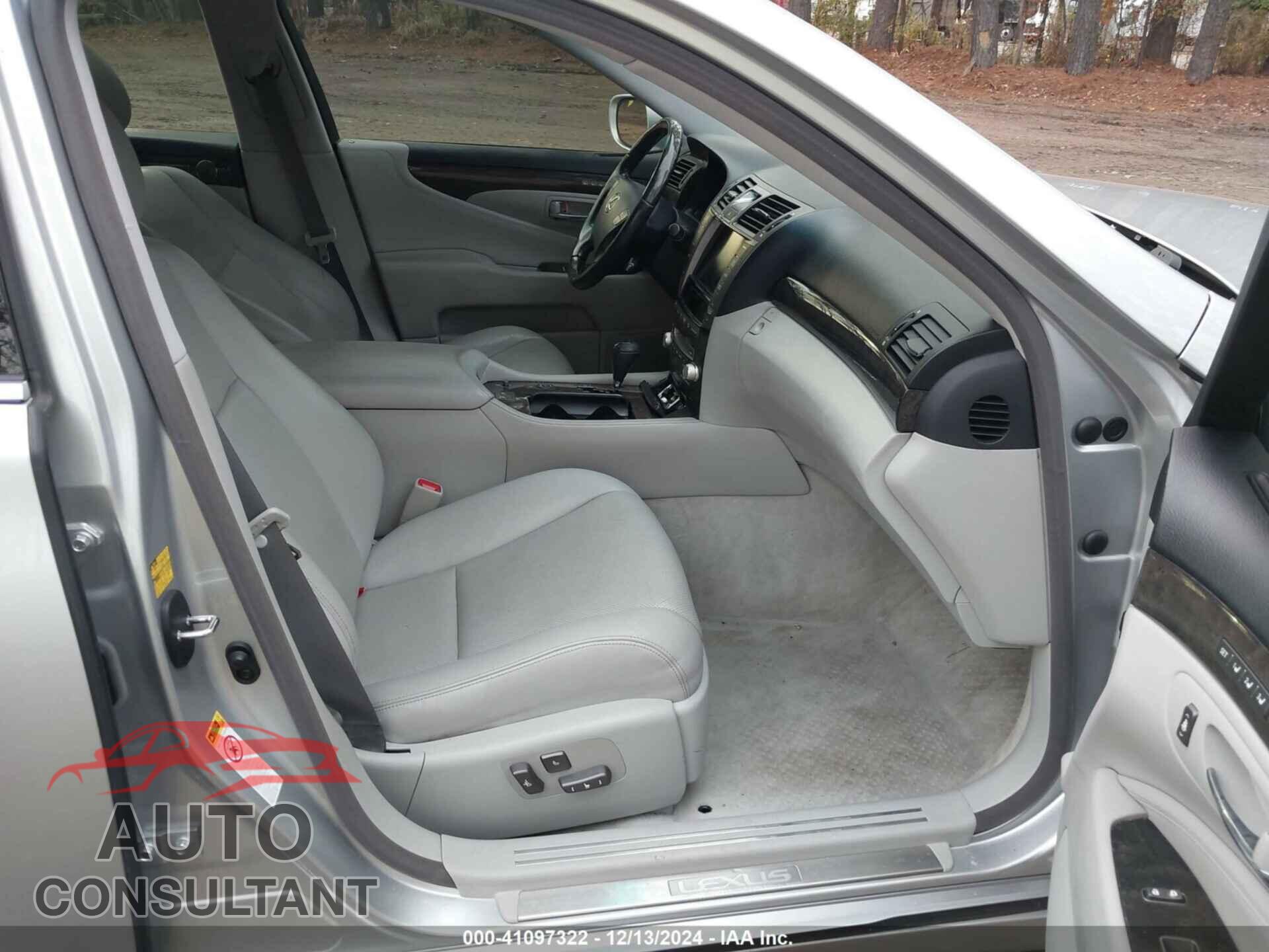 LEXUS LS 460 2011 - JTHBL5EF1B5106309