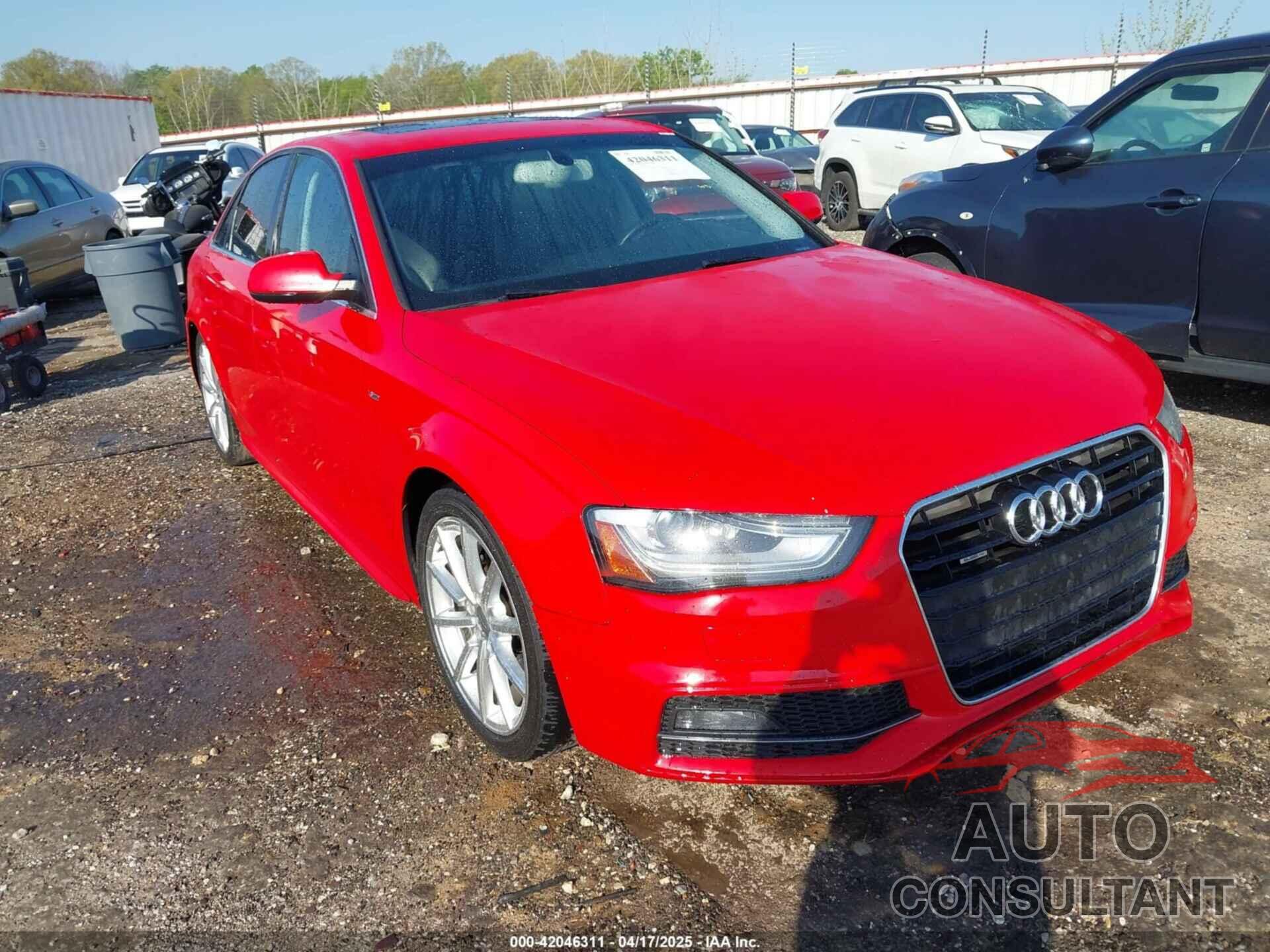 AUDI A4 2014 - WAUKFAFL5EN006561