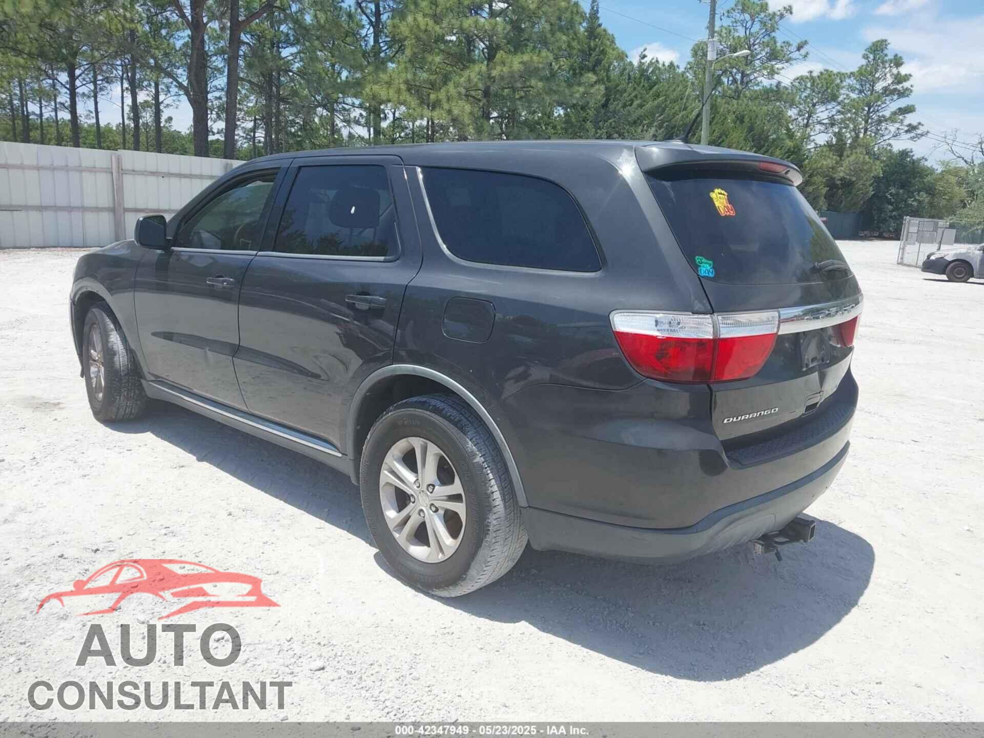 DODGE DURANGO 2011 - 1D4RD2GG6BC623623