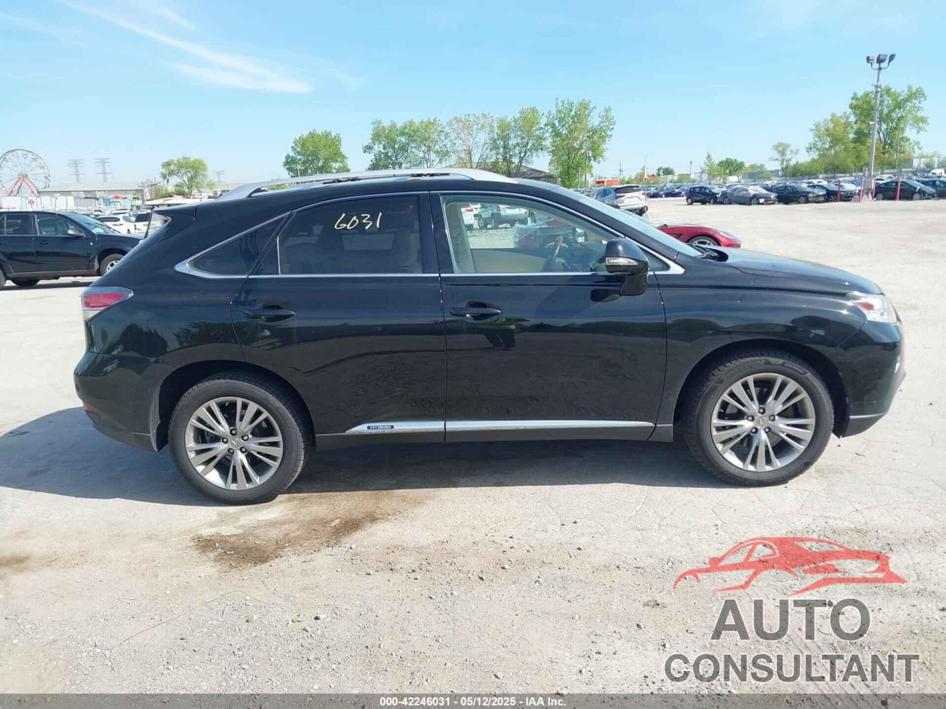 LEXUS RX 450H 2013 - JTJBC1BA9D2053105
