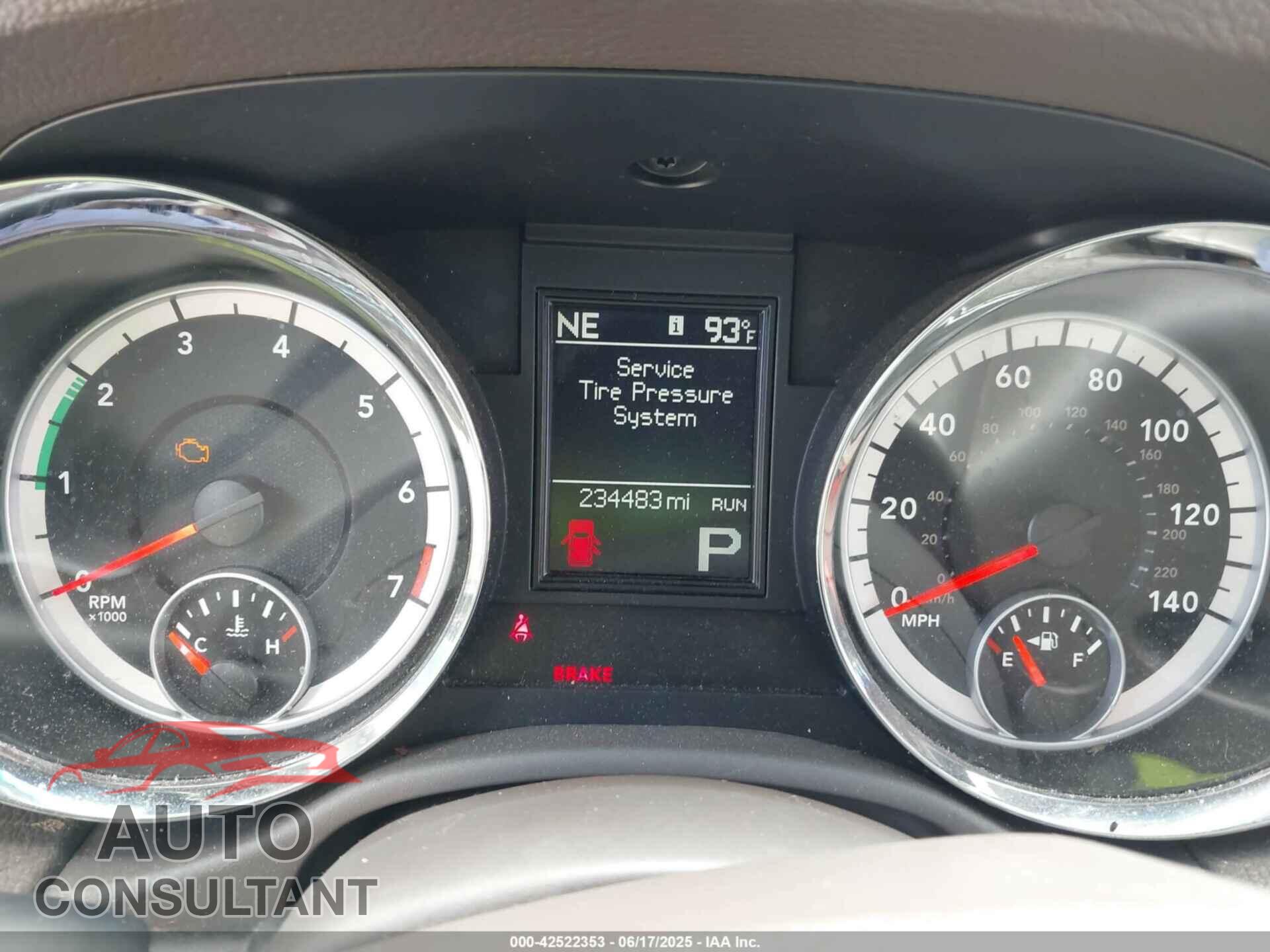 DODGE DURANGO 2013 - 1C4RDHDG7DC657898