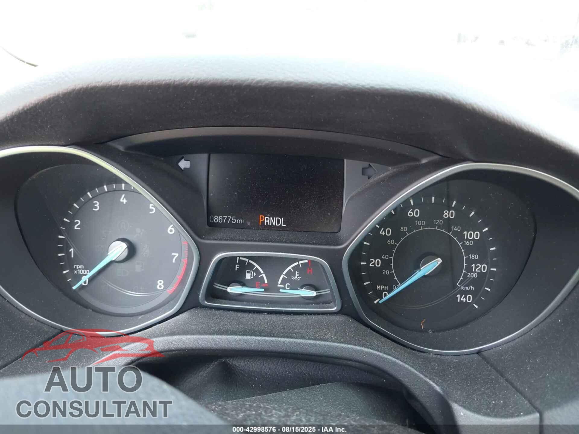 FORD FOCUS 2017 - 1FADP3F25HL242676